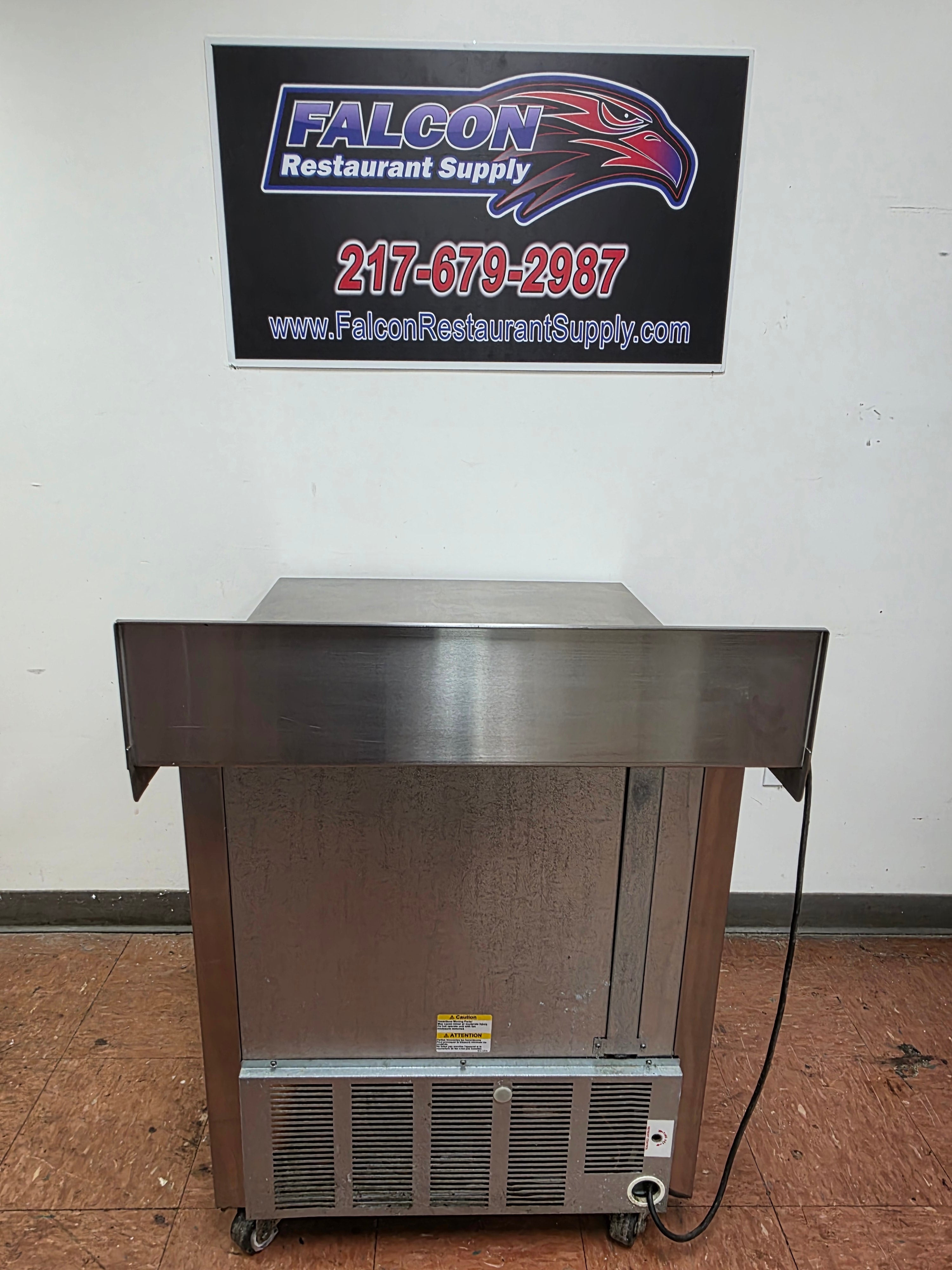 Used 27" Beverage-Air WTF27A-24-23 Stainless Compact Worktop Freezer 120V - SU