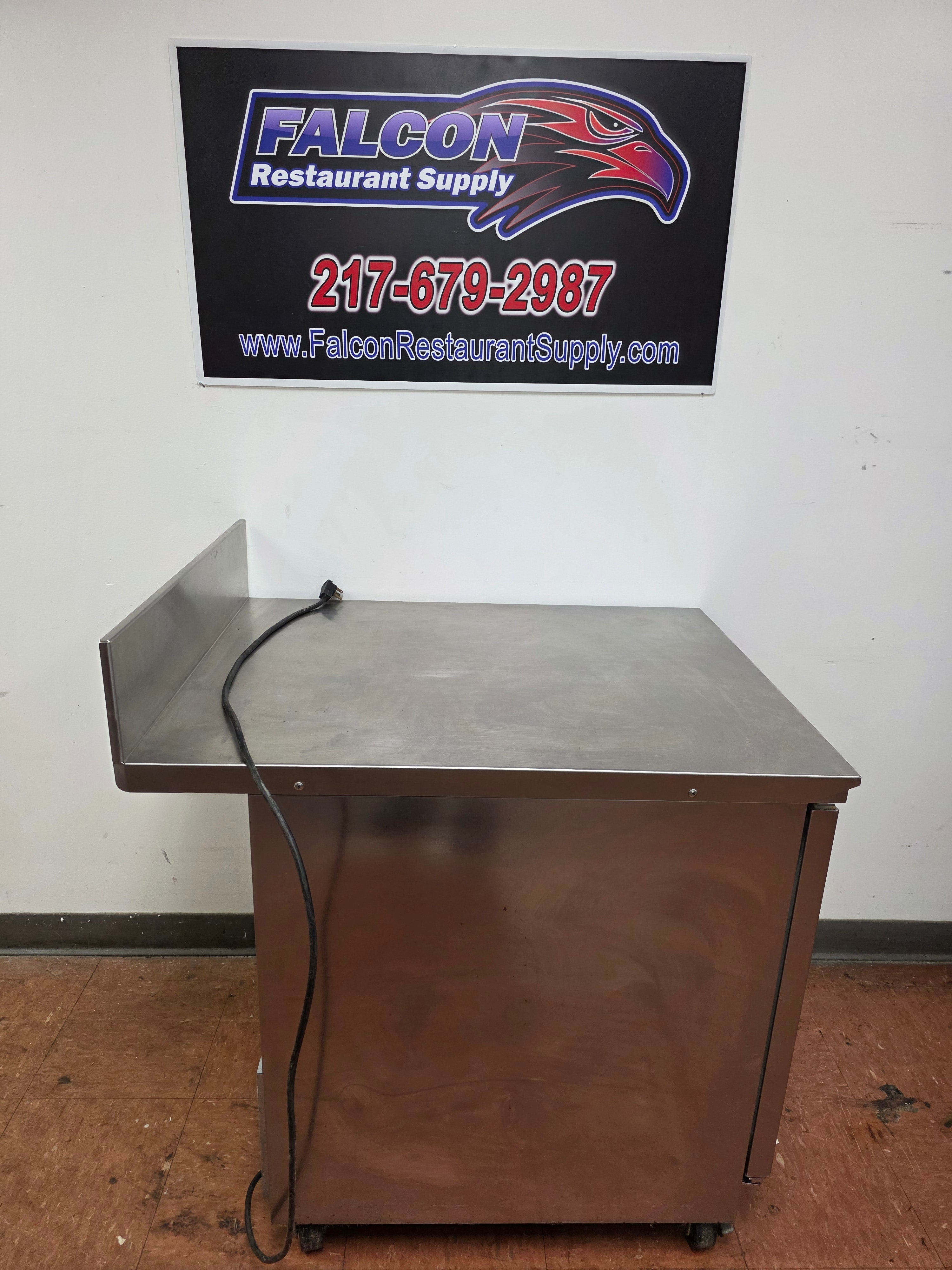 Used 27" Beverage-Air WTF27A-24-23 Stainless Compact Worktop Freezer 120V - SU