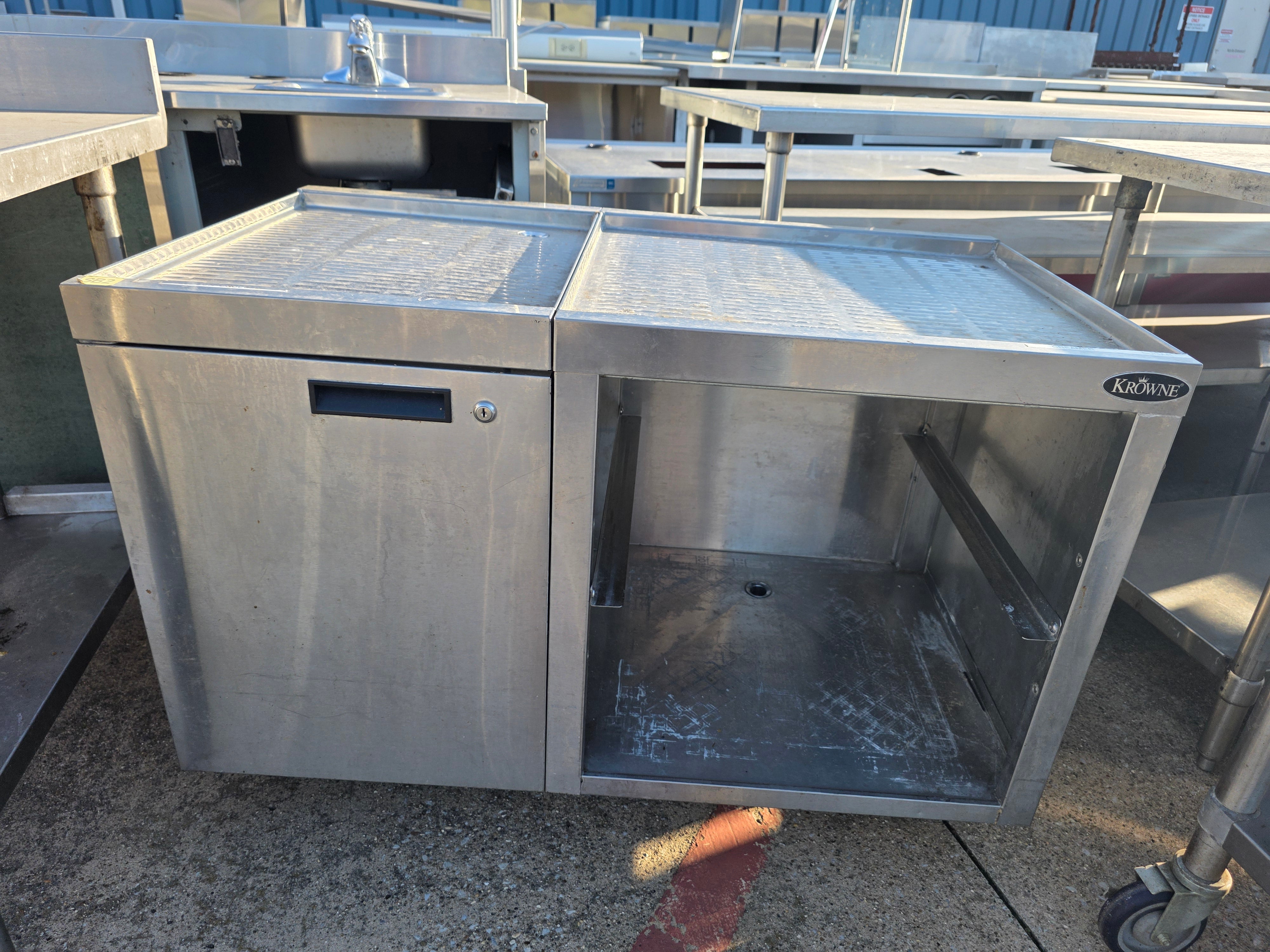 Used 42"W X 24"D X 30H" Stainless Steel Drain Board - SB2 - SS365