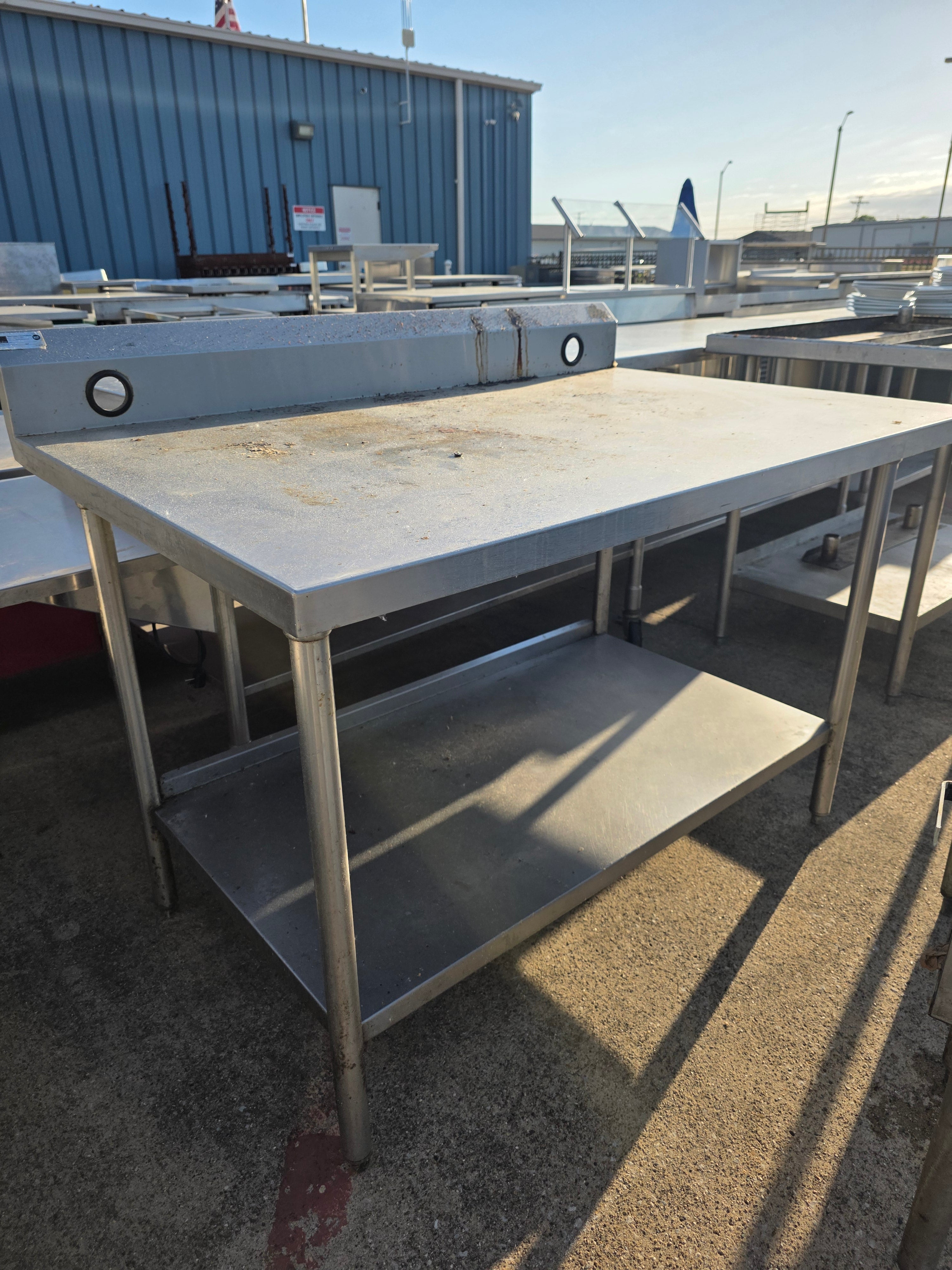 Used 54"W X 36"D X 36H" Stainless Steel Table - SS367