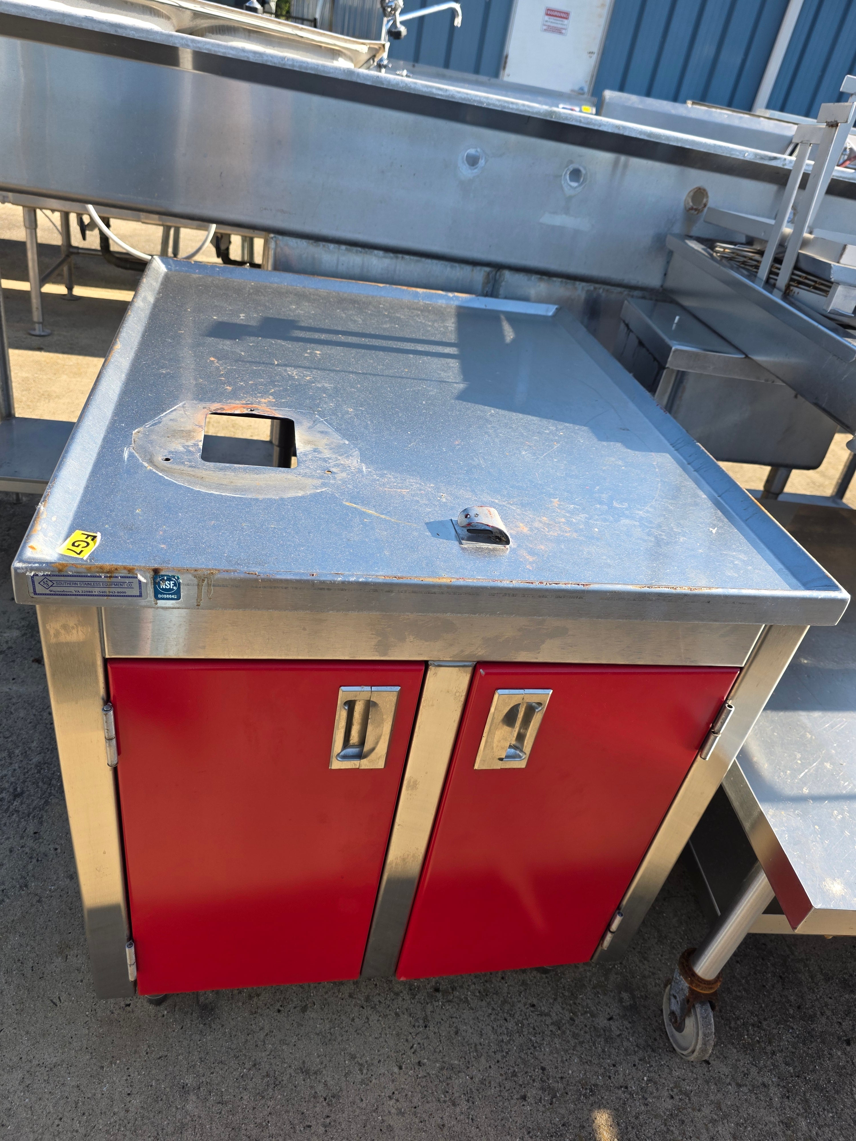 Used 30"X 37" Stainless Cabinet - FG7 - SS374