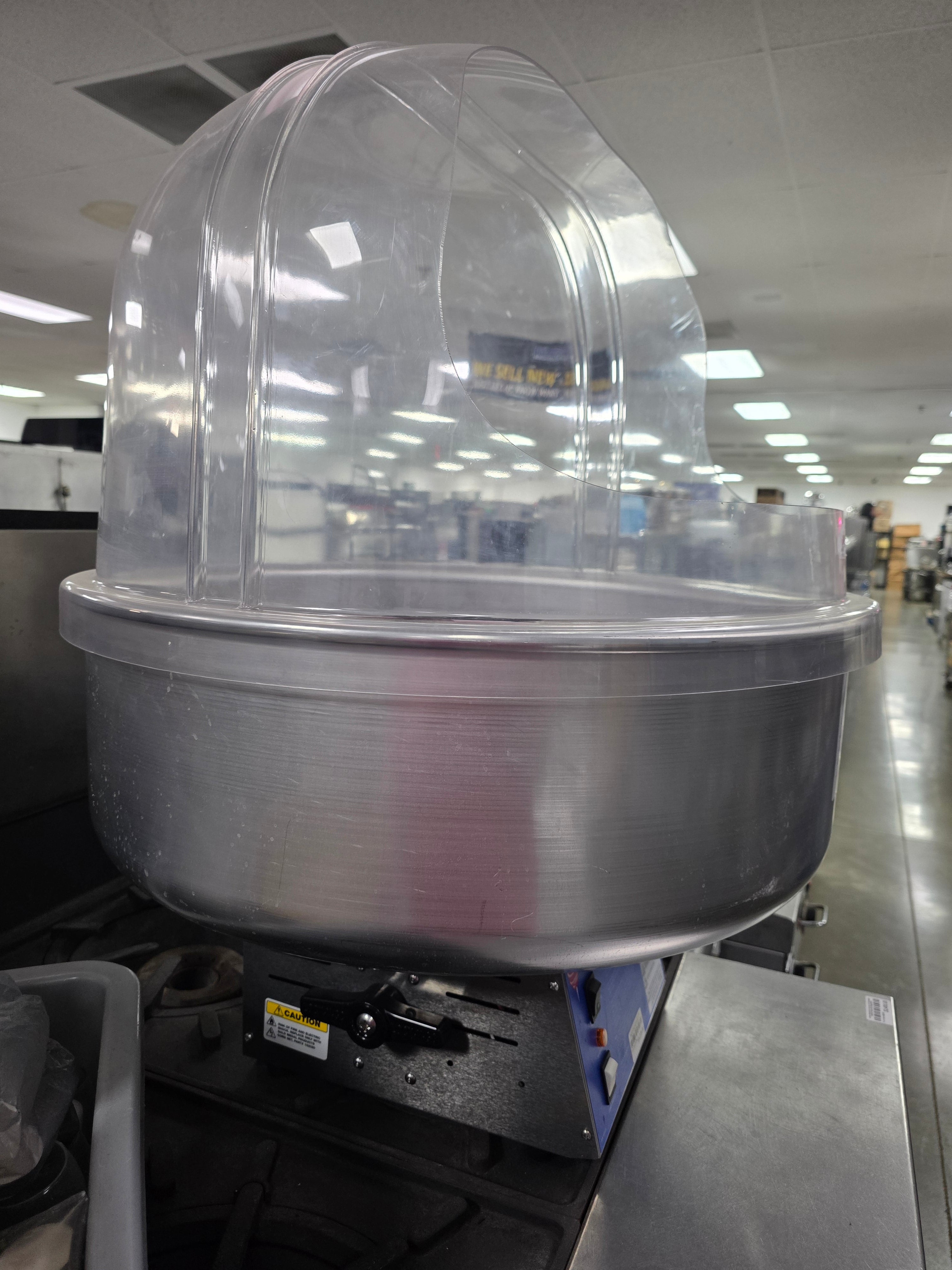 New Gold Medal Auto-Breeze Cotton Candy Machine w/Clear Double Bubble C IP