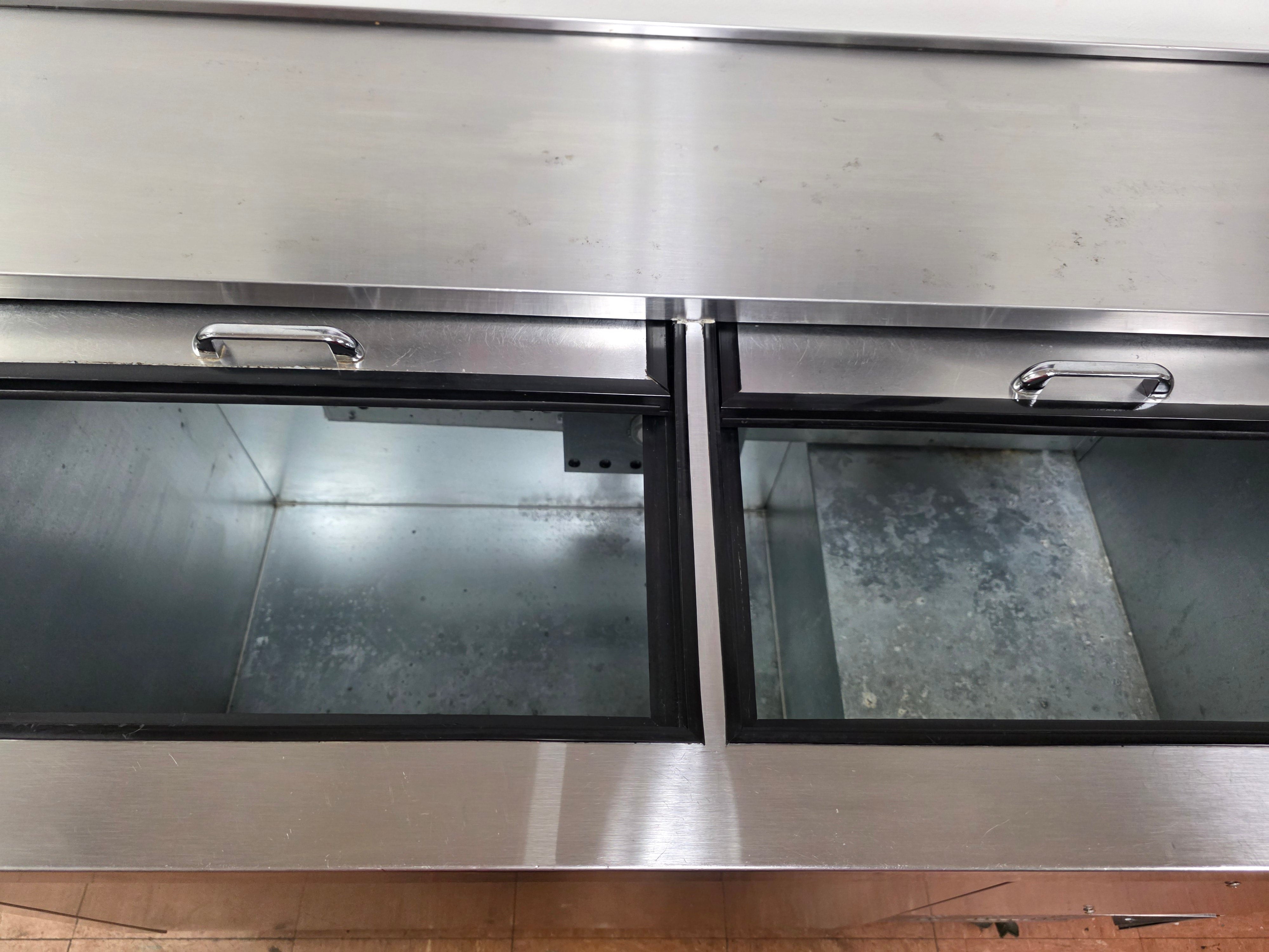 Used 50" Continental CBC50-SS Stainless Steel Bottle Bar Cooler - SB2
