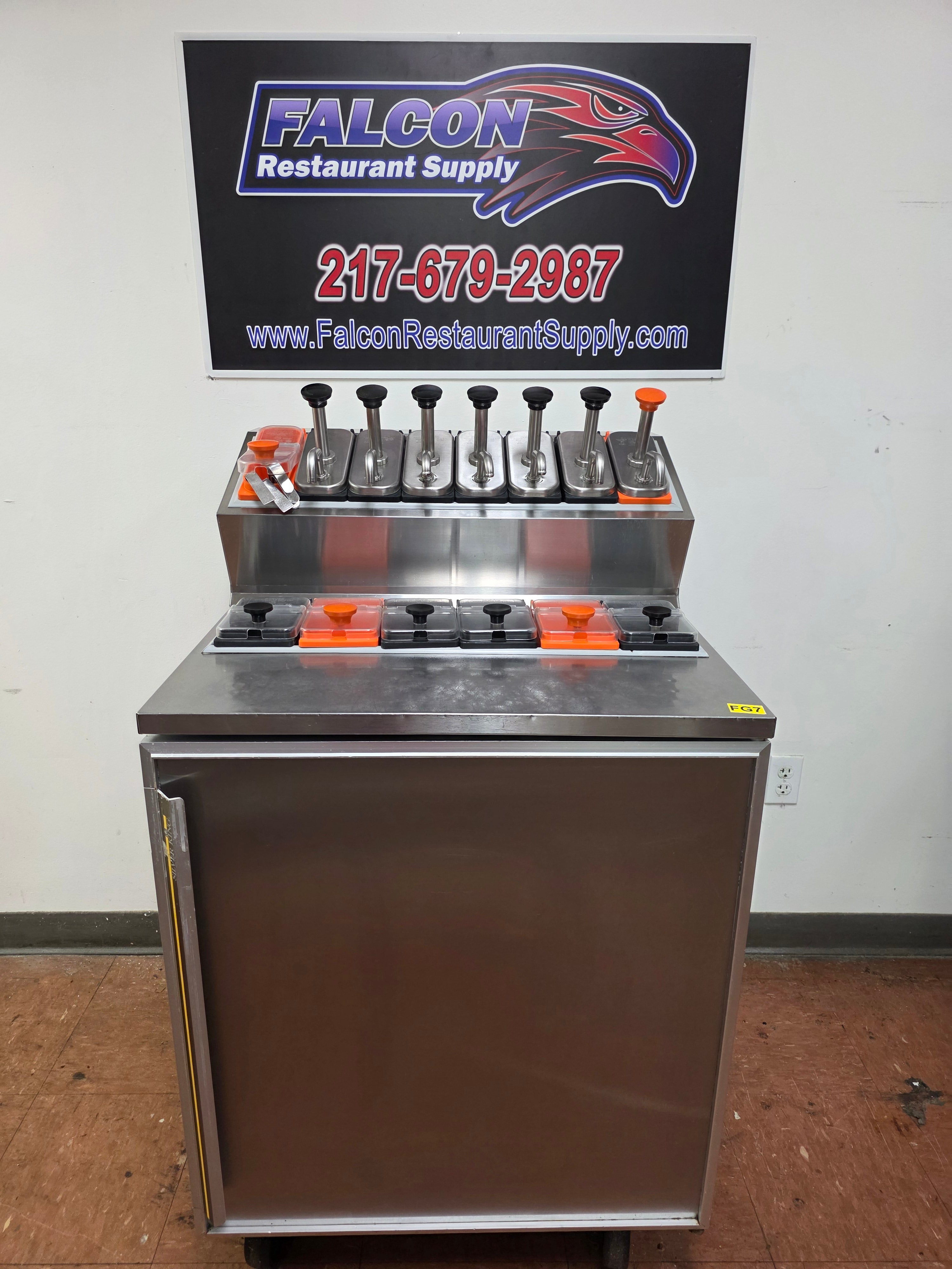 Used 27" Silver King SKFSM/C7 Refrigerated Ice Cream Topping Fountainette 115V - FG7