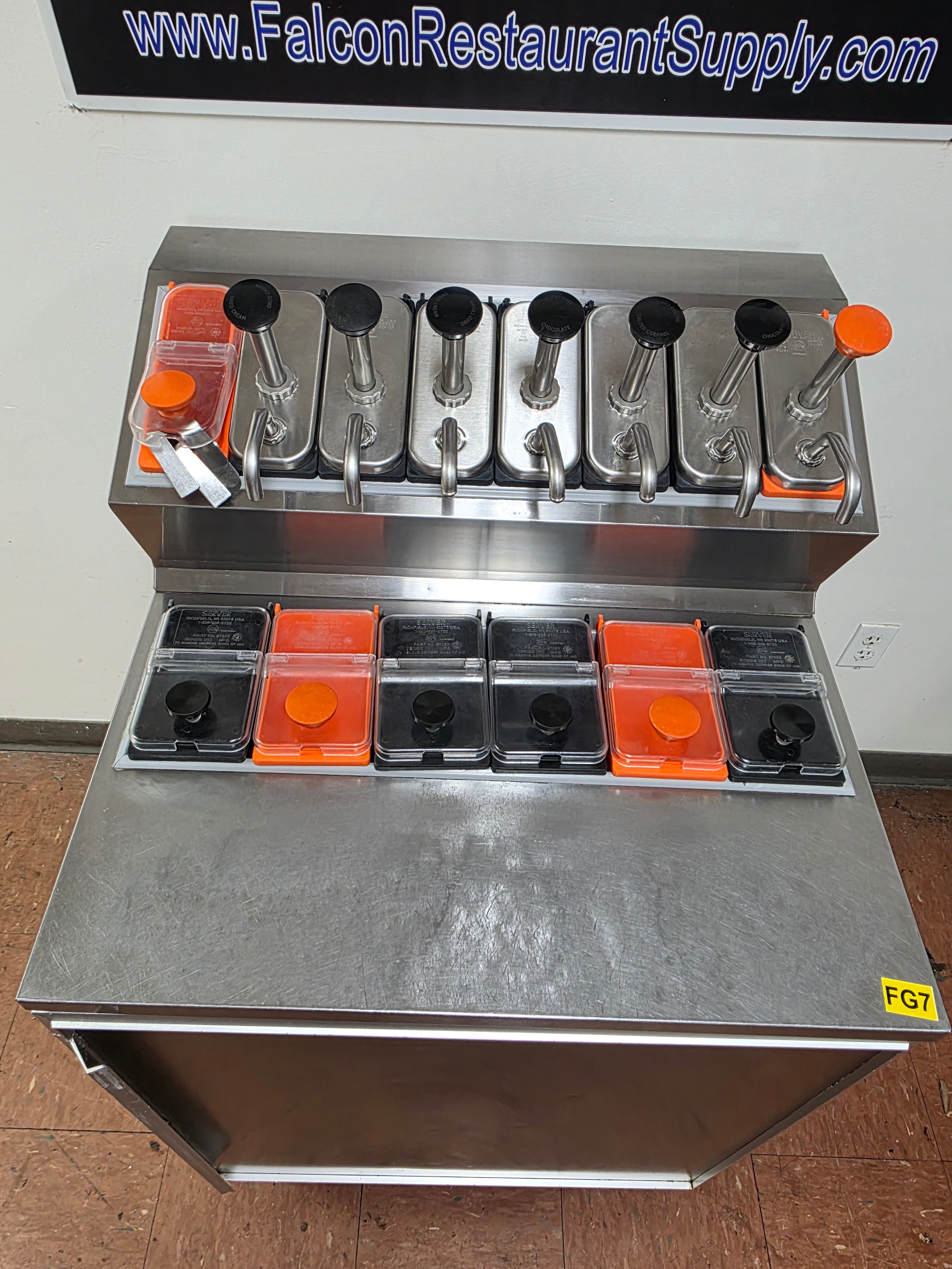 Used 27" Silver King SKFSM/C7 Refrigerated Ice Cream Topping Fountainette 115V - FG7