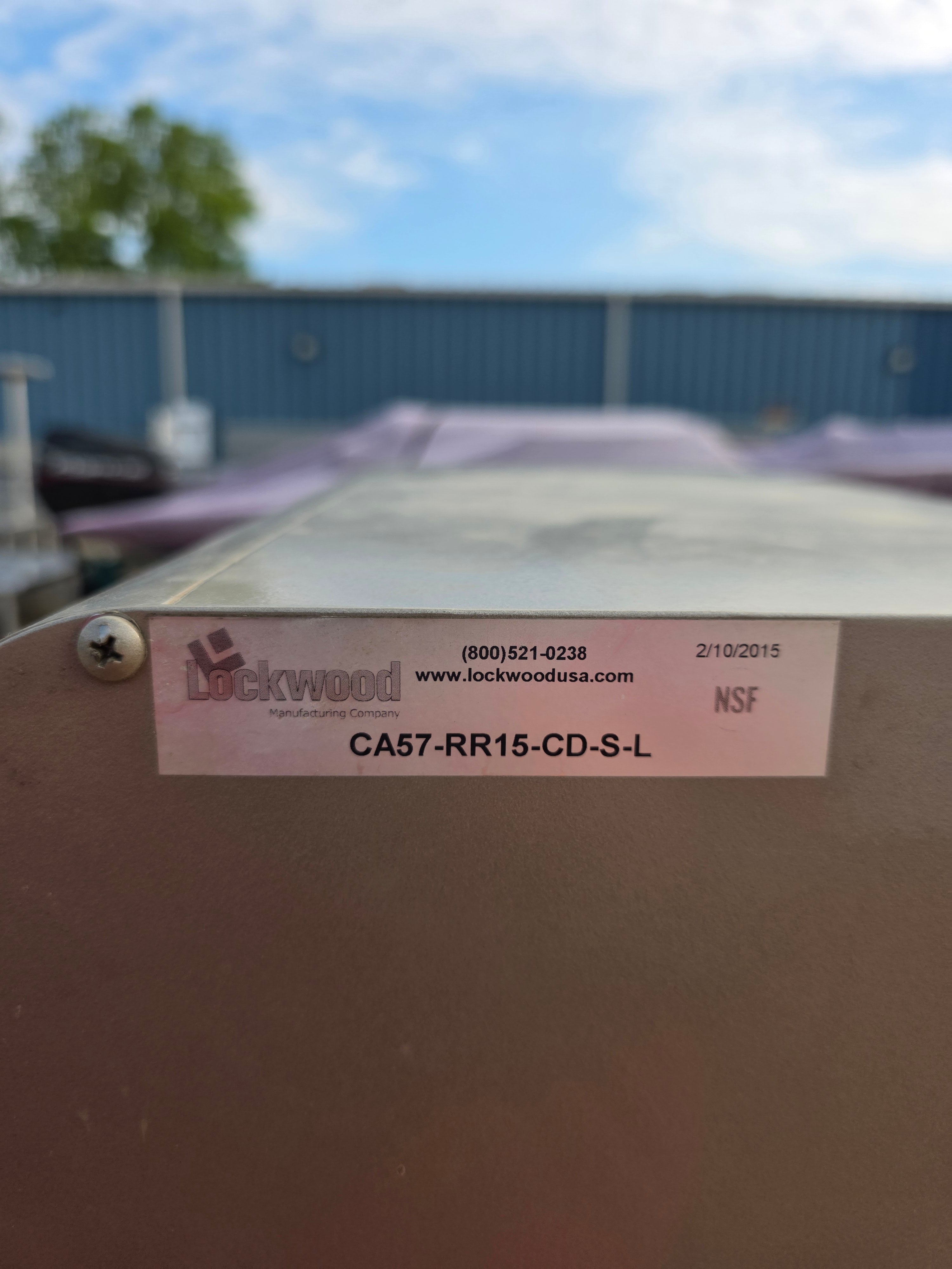 Used Lockwood CA57-RR15-CD-S-L Mobile 15 Baking Sheet Enclosed Display - SS387 - RK