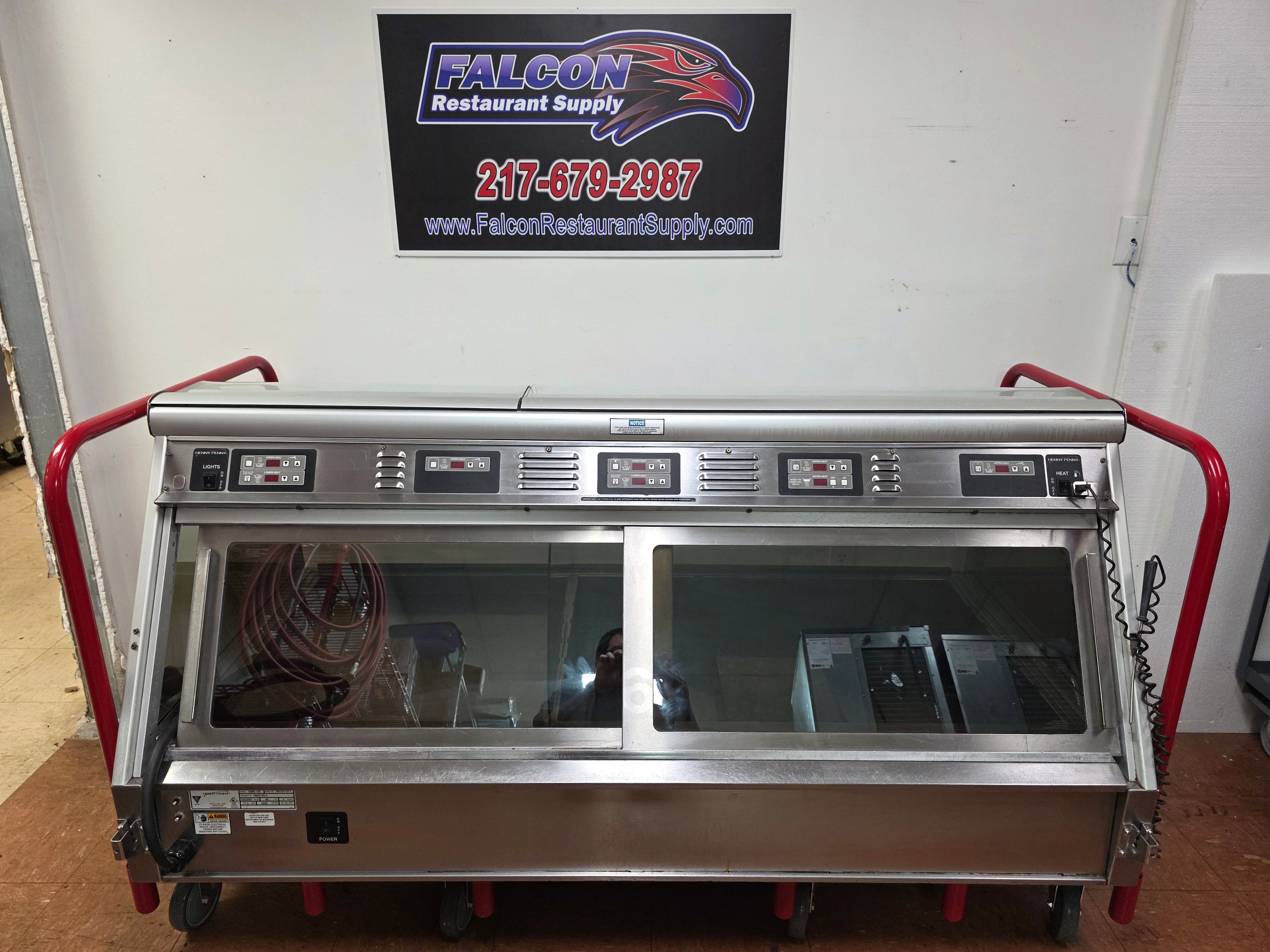 Used Henny Penny HMR-105 5-Well Heated Merchandiser Warmer Display 208V 3PH