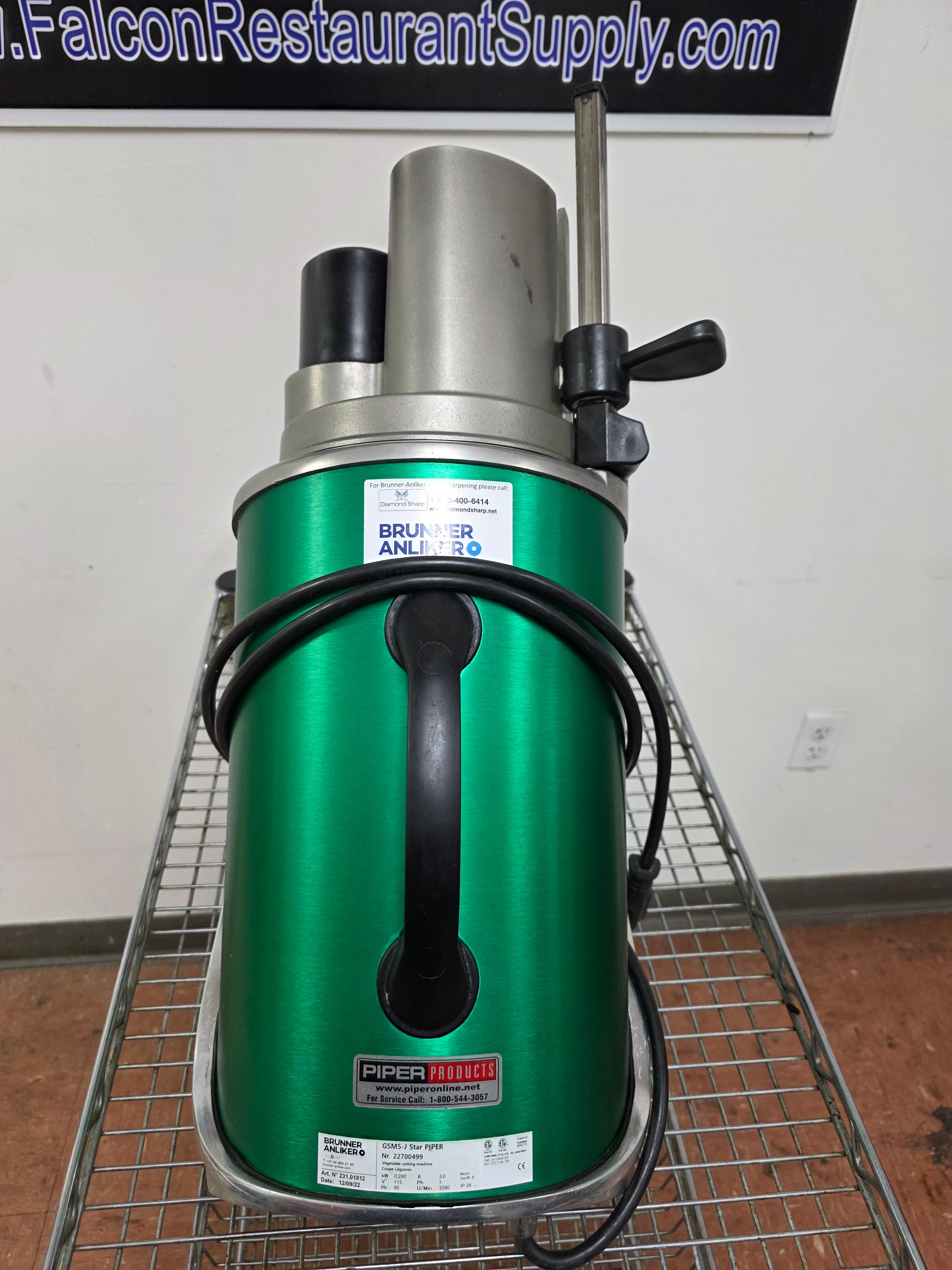 Brunner Anliker GSM5-J STAR Piper Vegetable Cutter/Food Processor - TH3