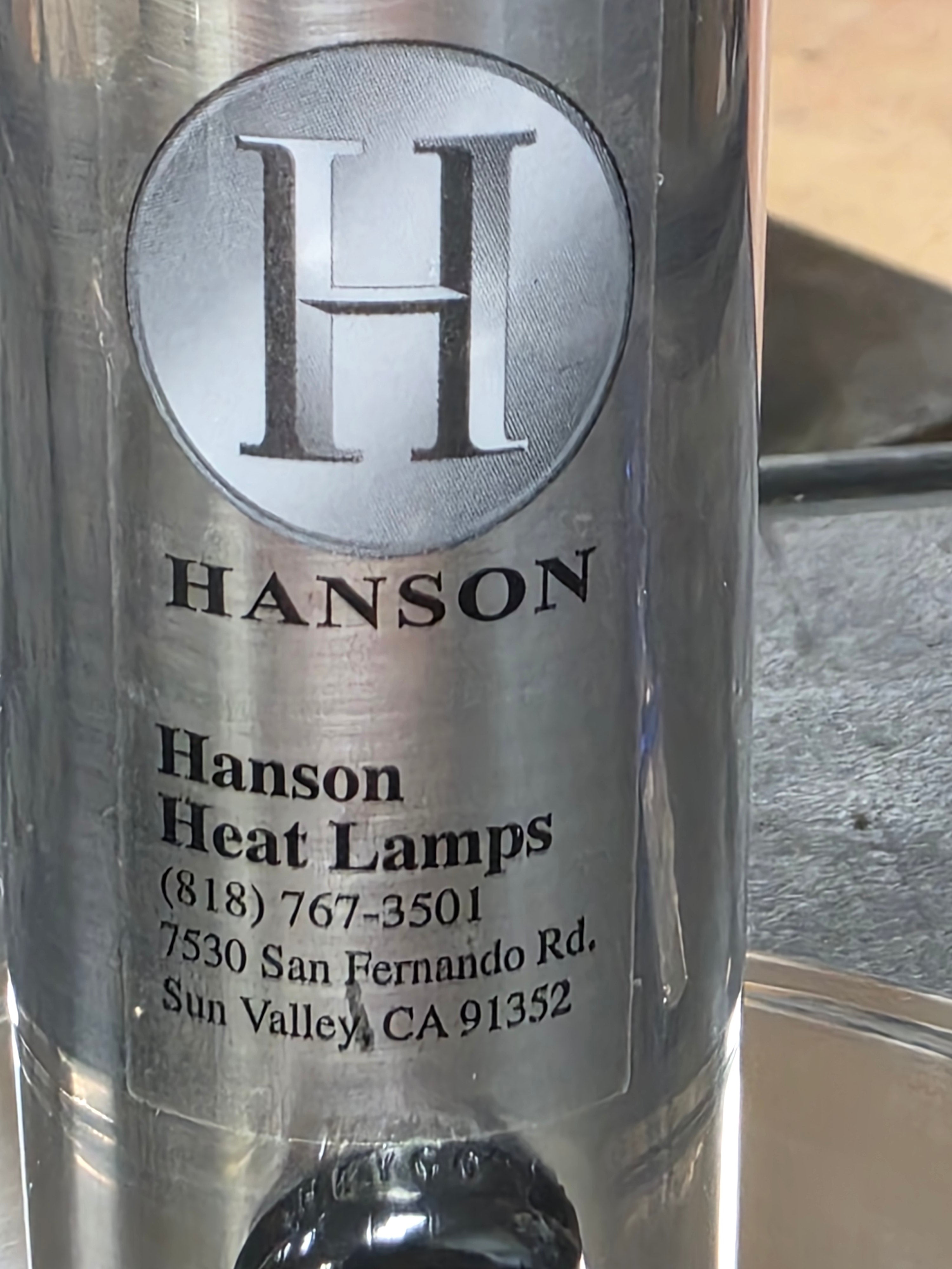 Unused Hanson Heat Lamps Dual Bulb Freestanding Flexible Heat Lamp 115V - TH4