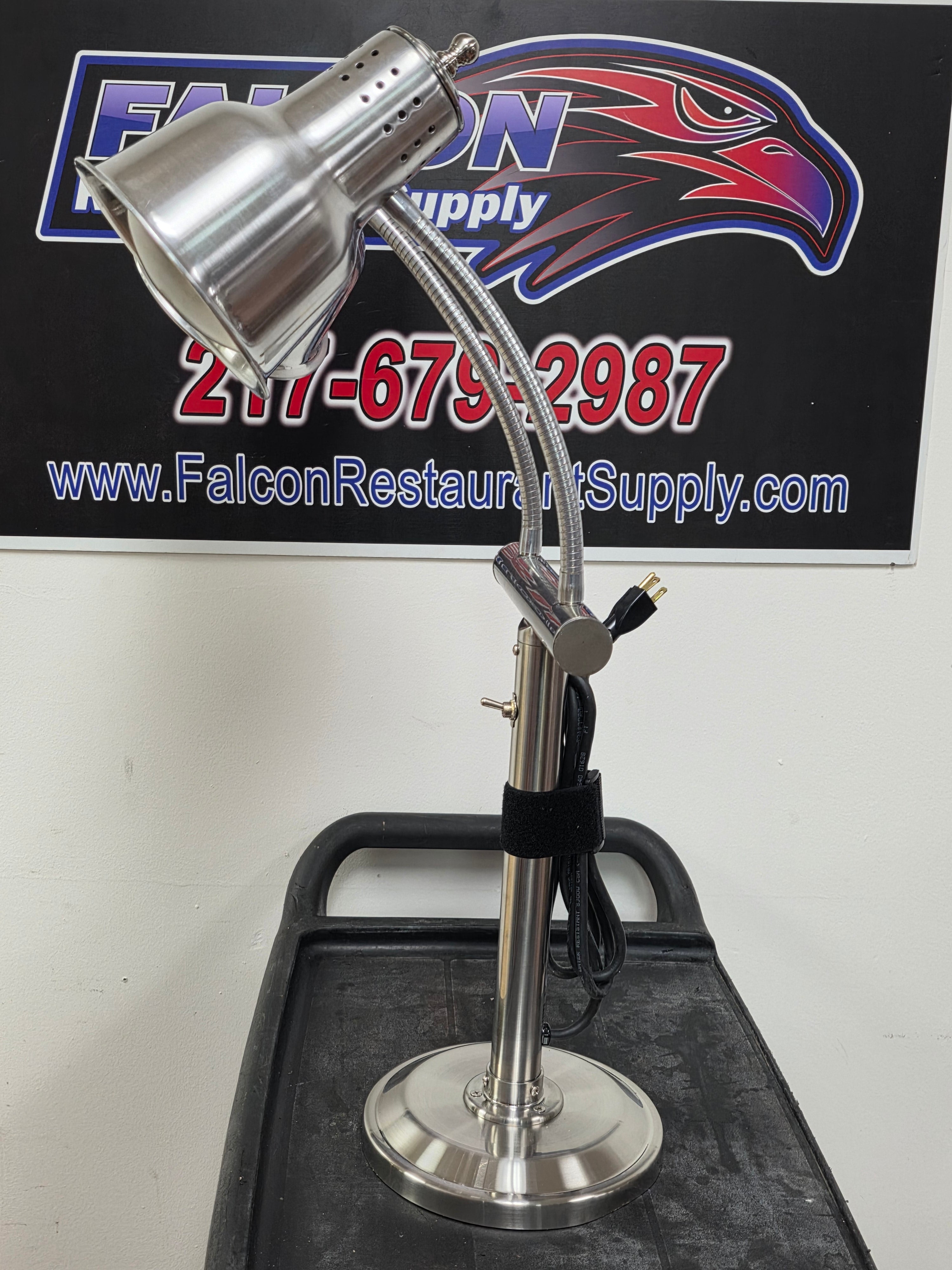 Unused Hanson Heat Lamps Dual Bulb Freestanding Flexible Heat Lamp 115V - TH4