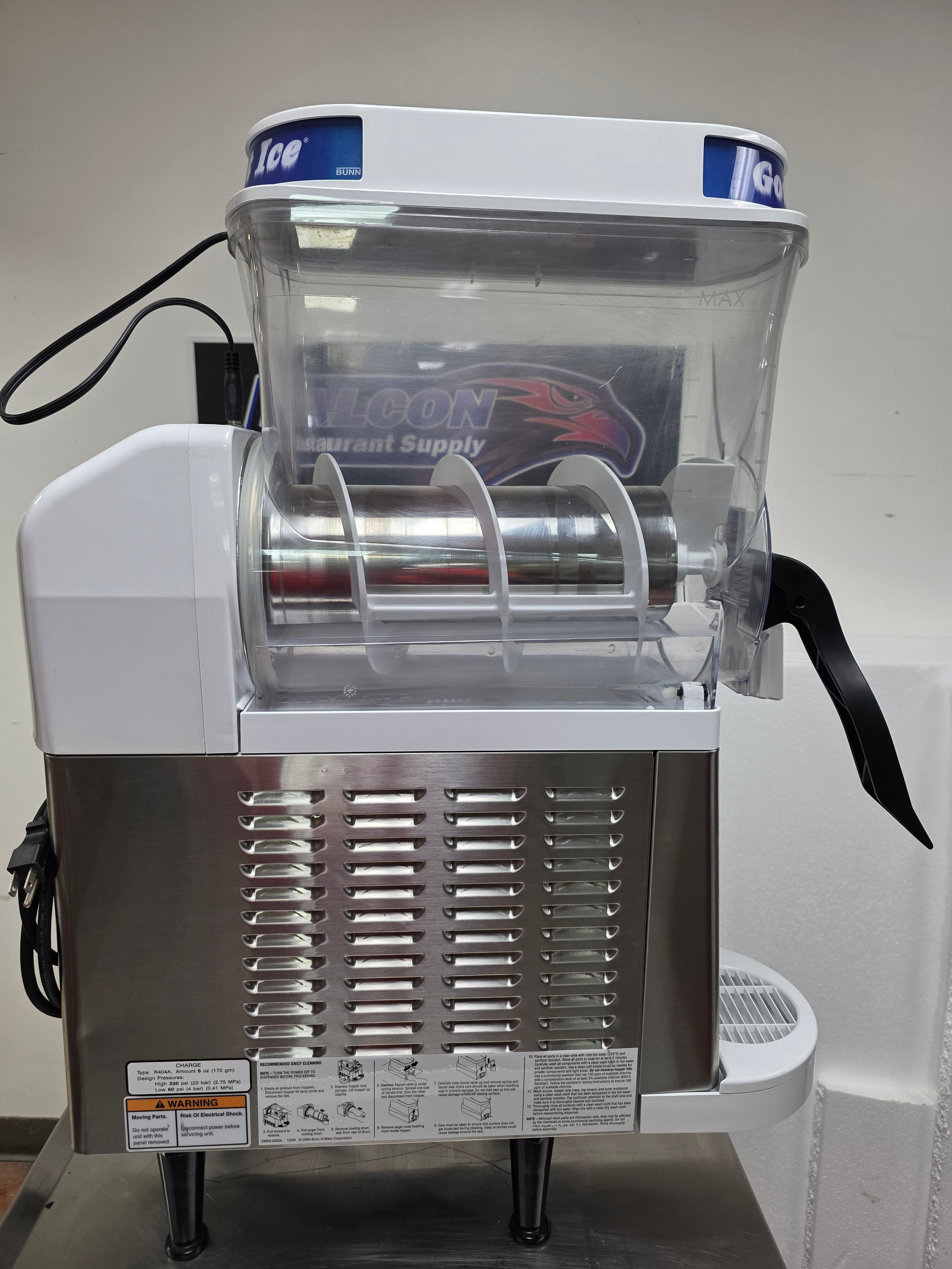 Bunn 39800.0100 Ultra-1 White/Stainless Frozen Drink Slushy Machine - 120V