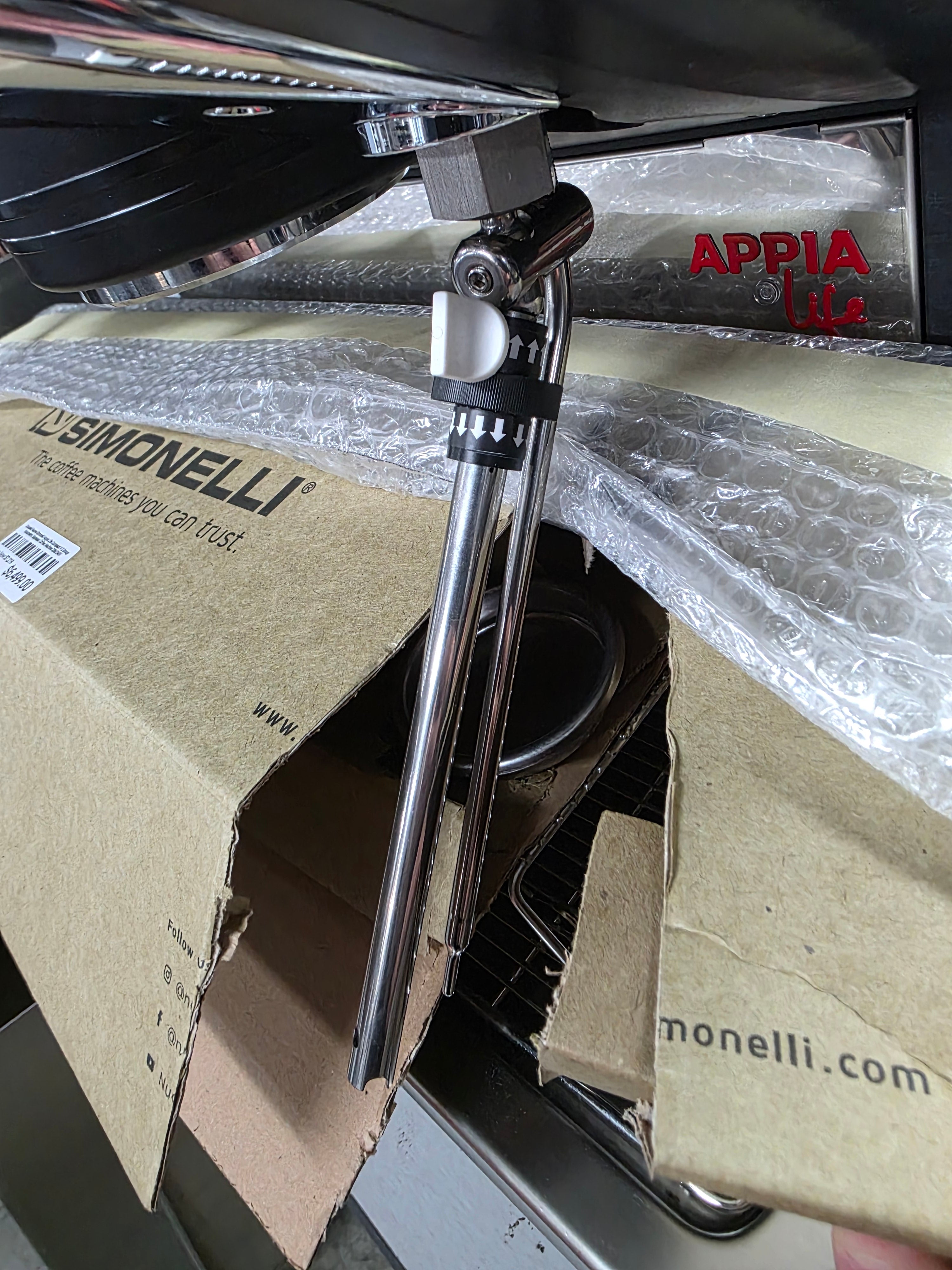 Unused Nuova Simonelli Appia Life Compact V 2 Group Volumetric Espresso Coffee Machine 208/240V
