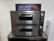 Used Waring WPO750 Double Deck Countertop Pizza Oven Independent Chambers - 240V