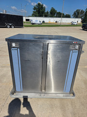 Used Carter Hoffmann TE-1622-62 Stainless Mobile Tray Delivery Cart - SS399 - SC