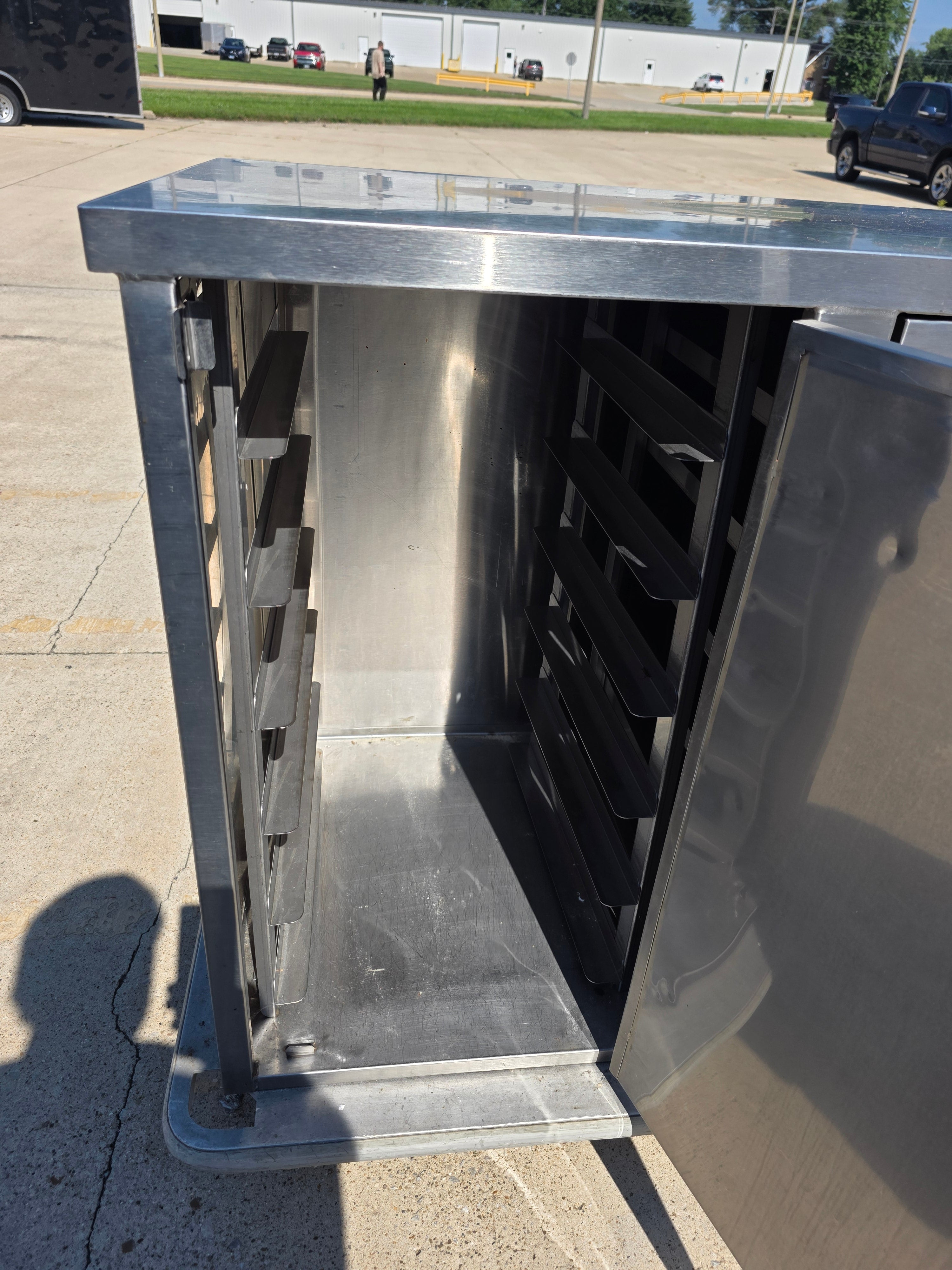 Used Carter Hoffmann TE-1622-62 Stainless Mobile Tray Delivery Cart - SS399 - SC