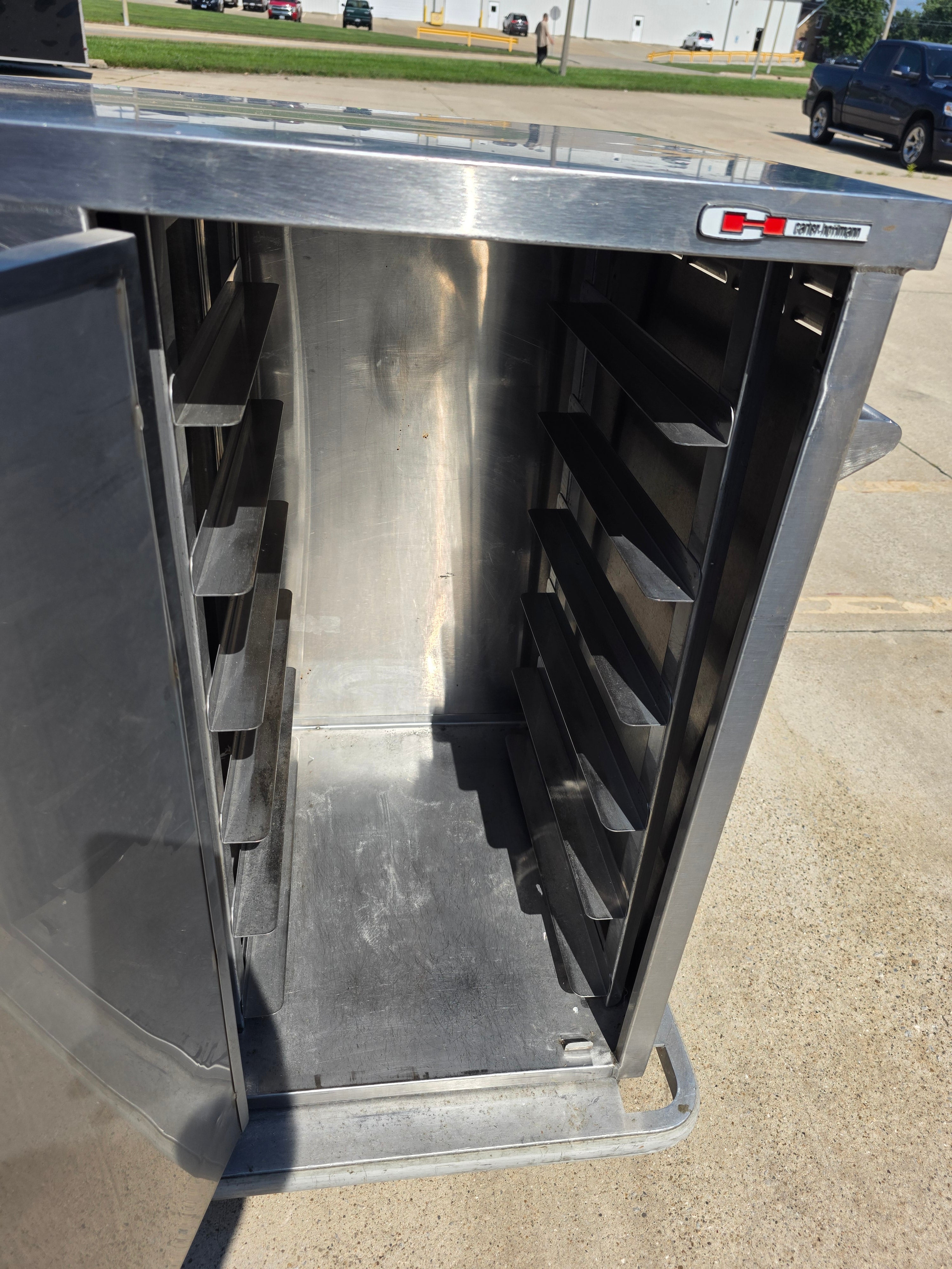 Used Carter Hoffmann TE-1622-62 Stainless Mobile Tray Delivery Cart - SS399 - SC