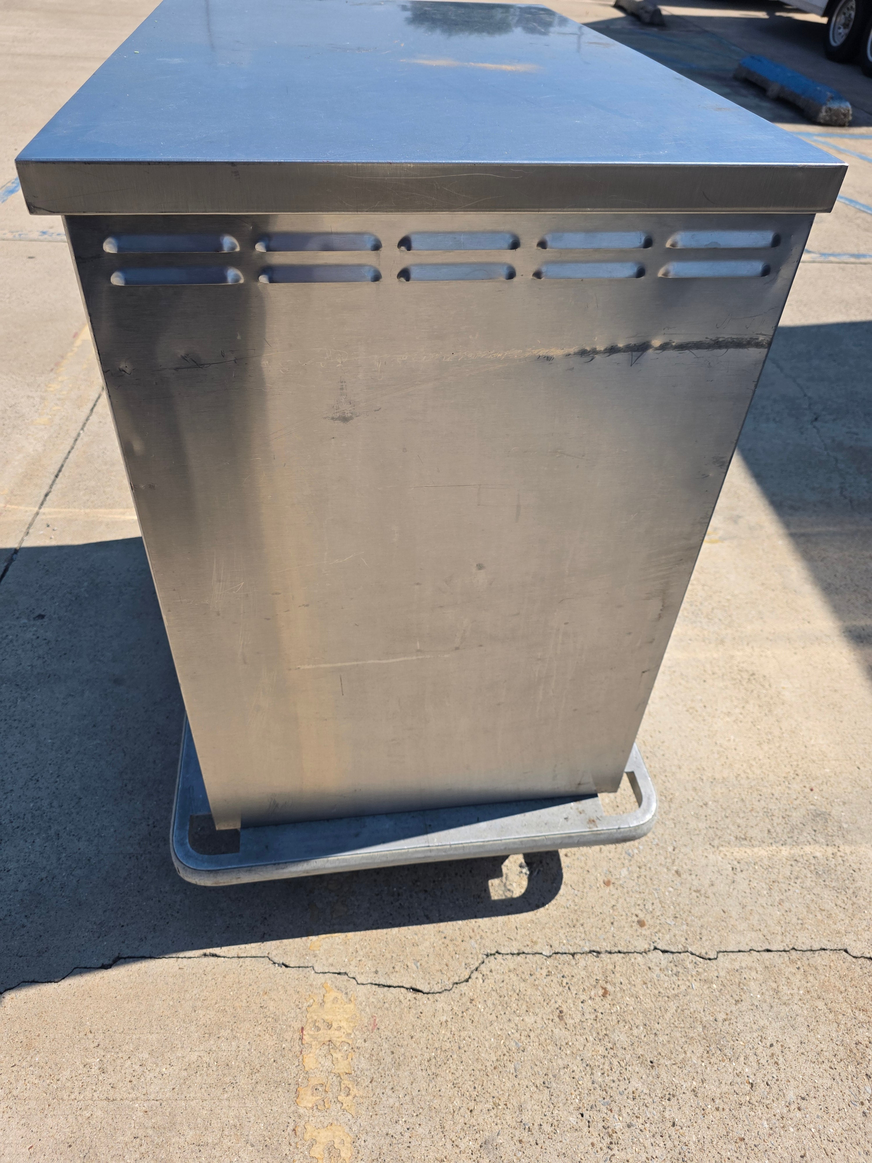 Used Carter Hoffmann TE-1622-62 Stainless Mobile Tray Delivery Cart - SS399 - SC