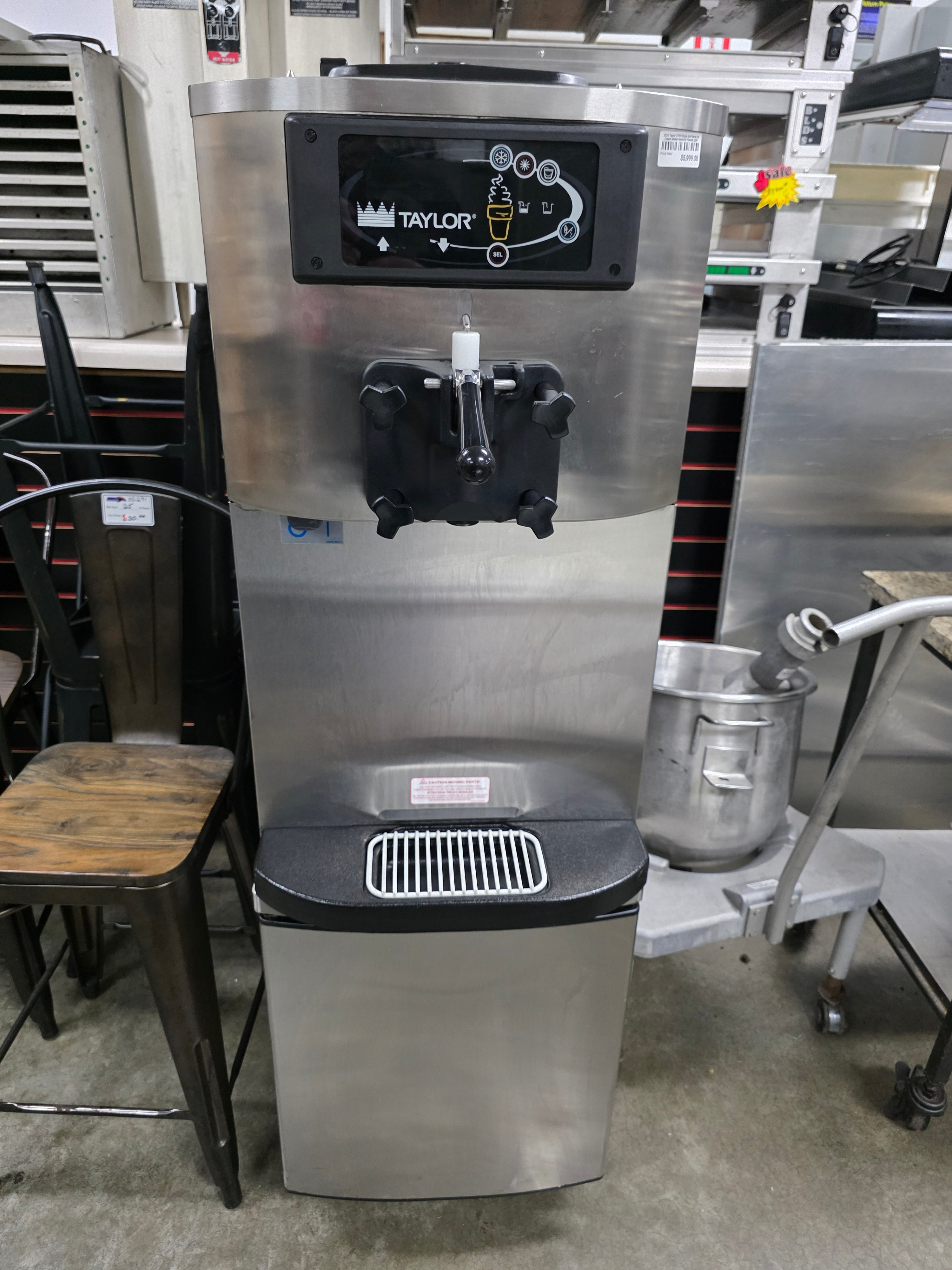 Used 2020 Taylor C709 Single Soft Serve Ice Cream Maker Machine Freezer 220V