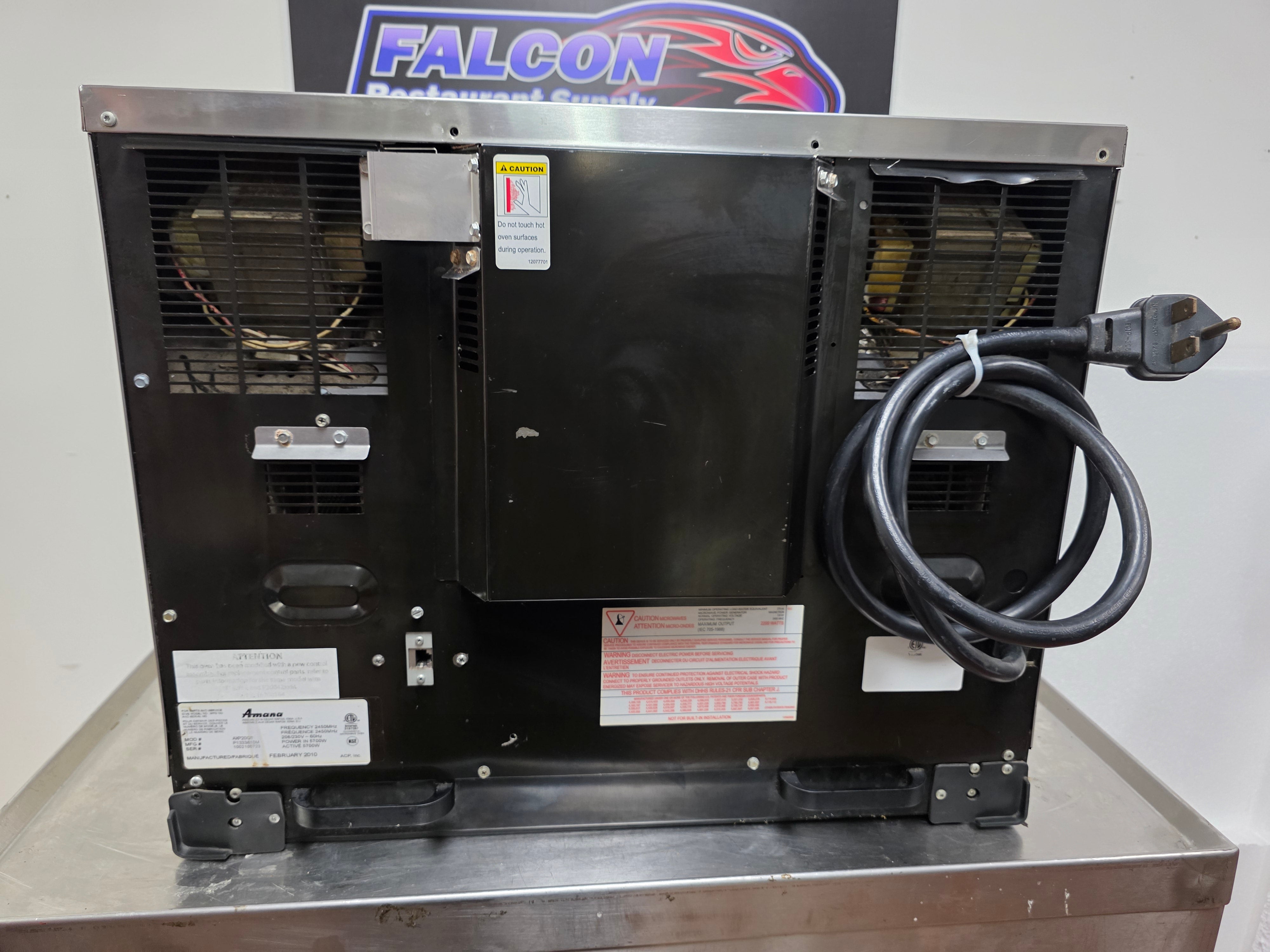 Used 2010 Amana AXP20QT Accelerated Oven 1370Hrs 197045 Cycles - 220V