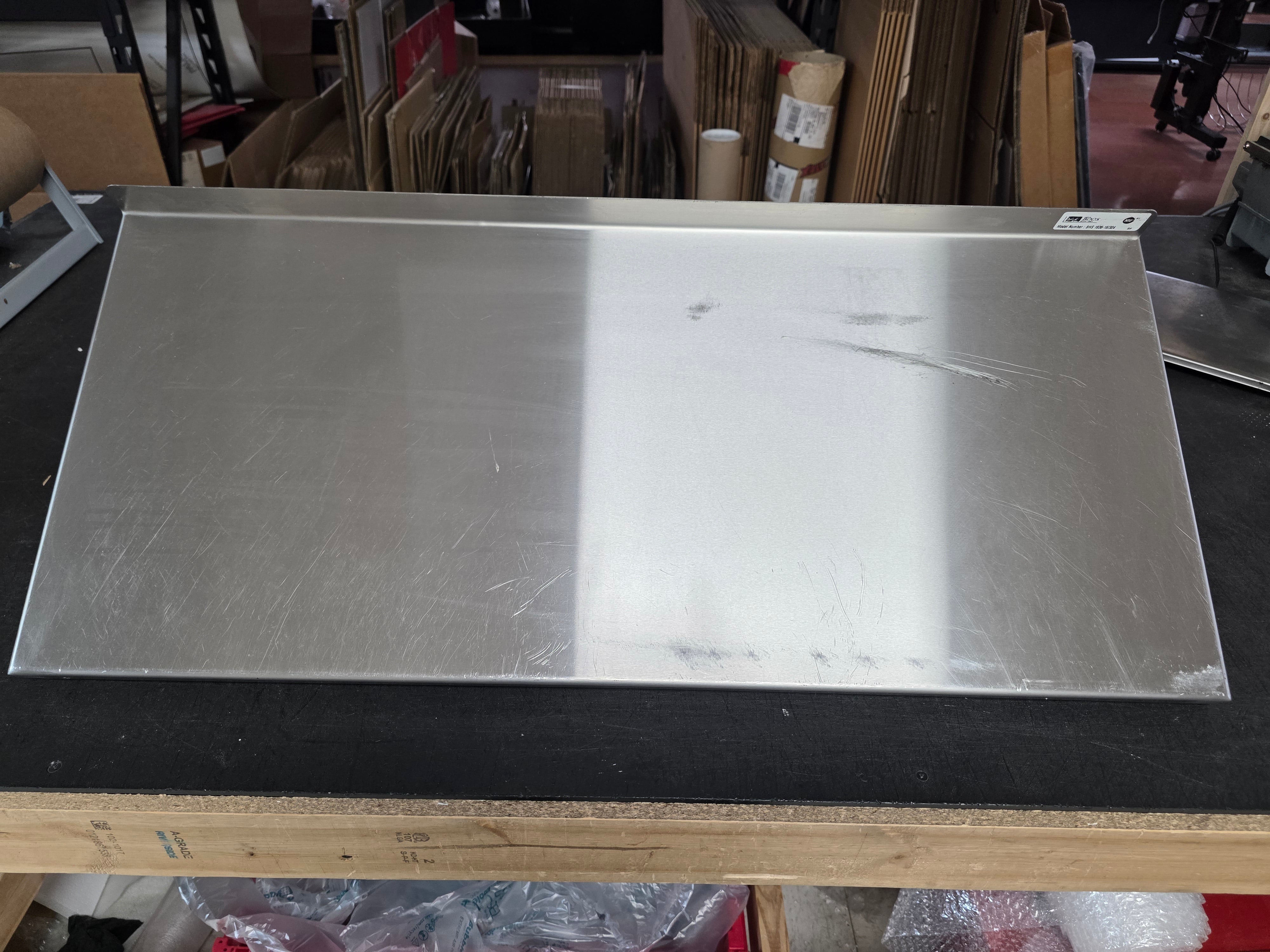 Used 36" John Boos BHS1636-16/304 Stainless Steel Wall-mounted Shelf - SS400