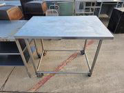 Used 48" 30" Stainless Steel Table with Casters - FG9 - SS405
