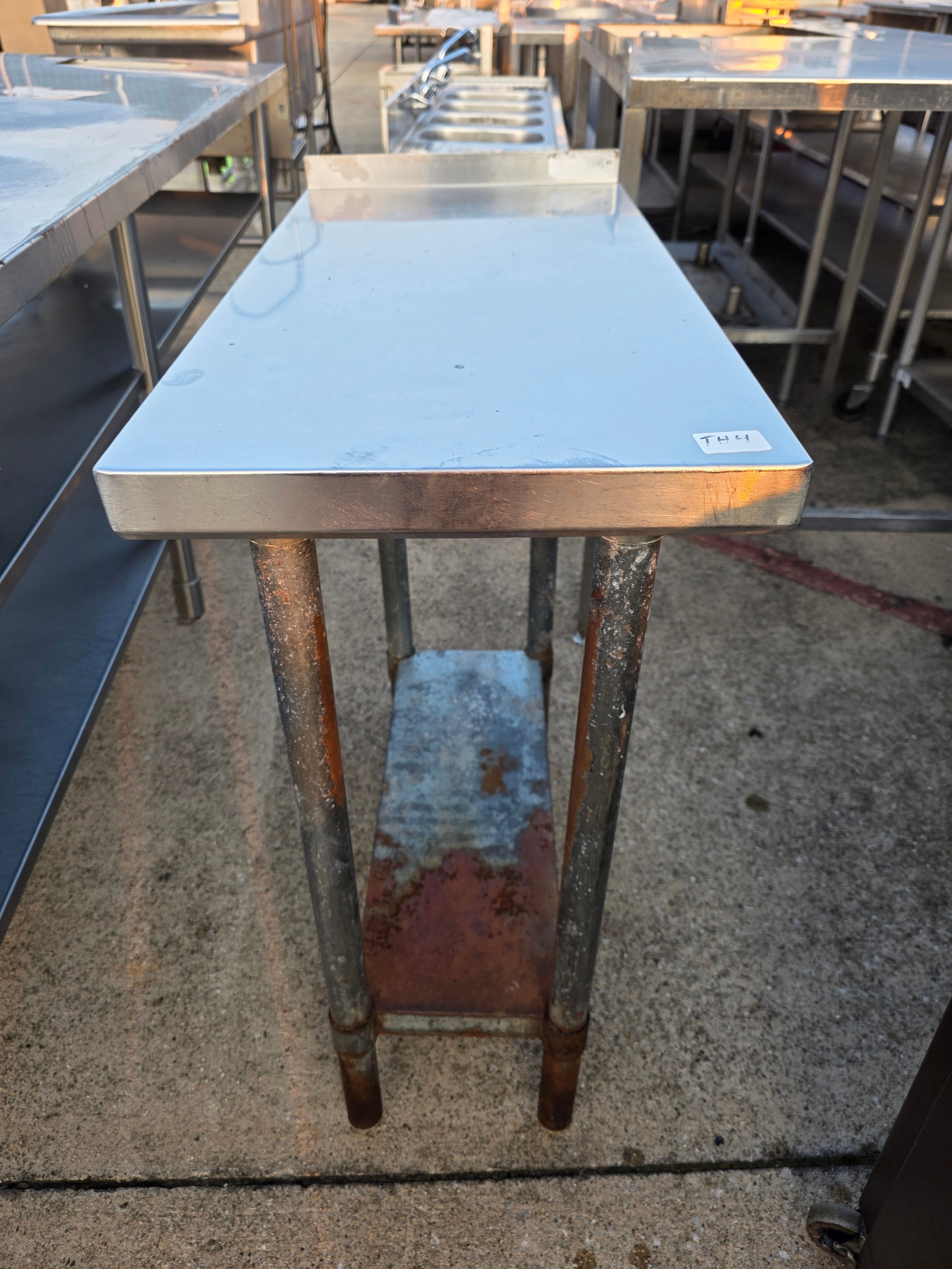 Used 15" x 30" Stainless Steel Table - TH4 - SS407