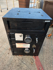 Used Undercounter 2 Compartment Depository Steel Drop Safe - FG9
