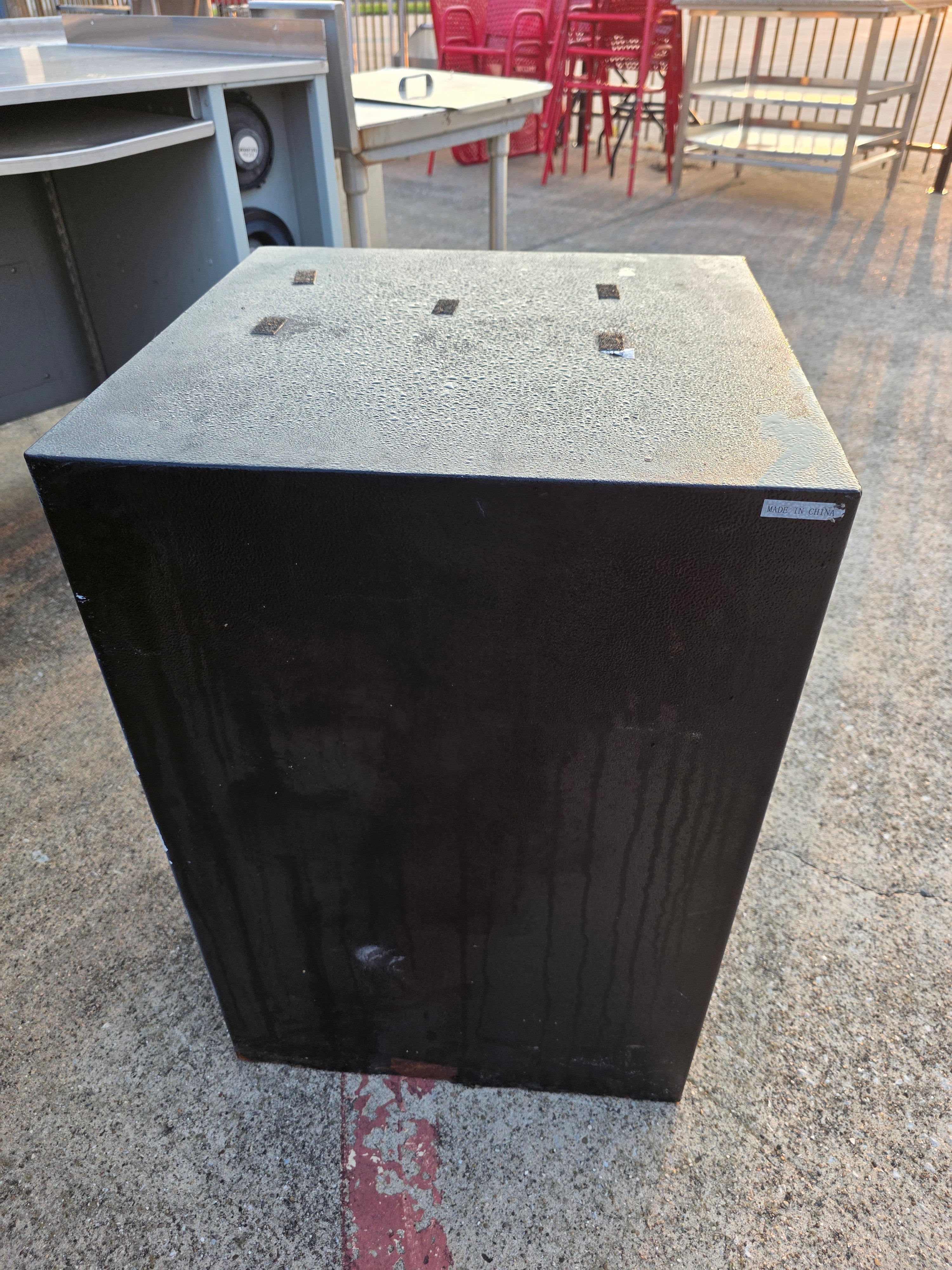 Used Undercounter 2 Compartment Depository Steel Drop Safe - FG9