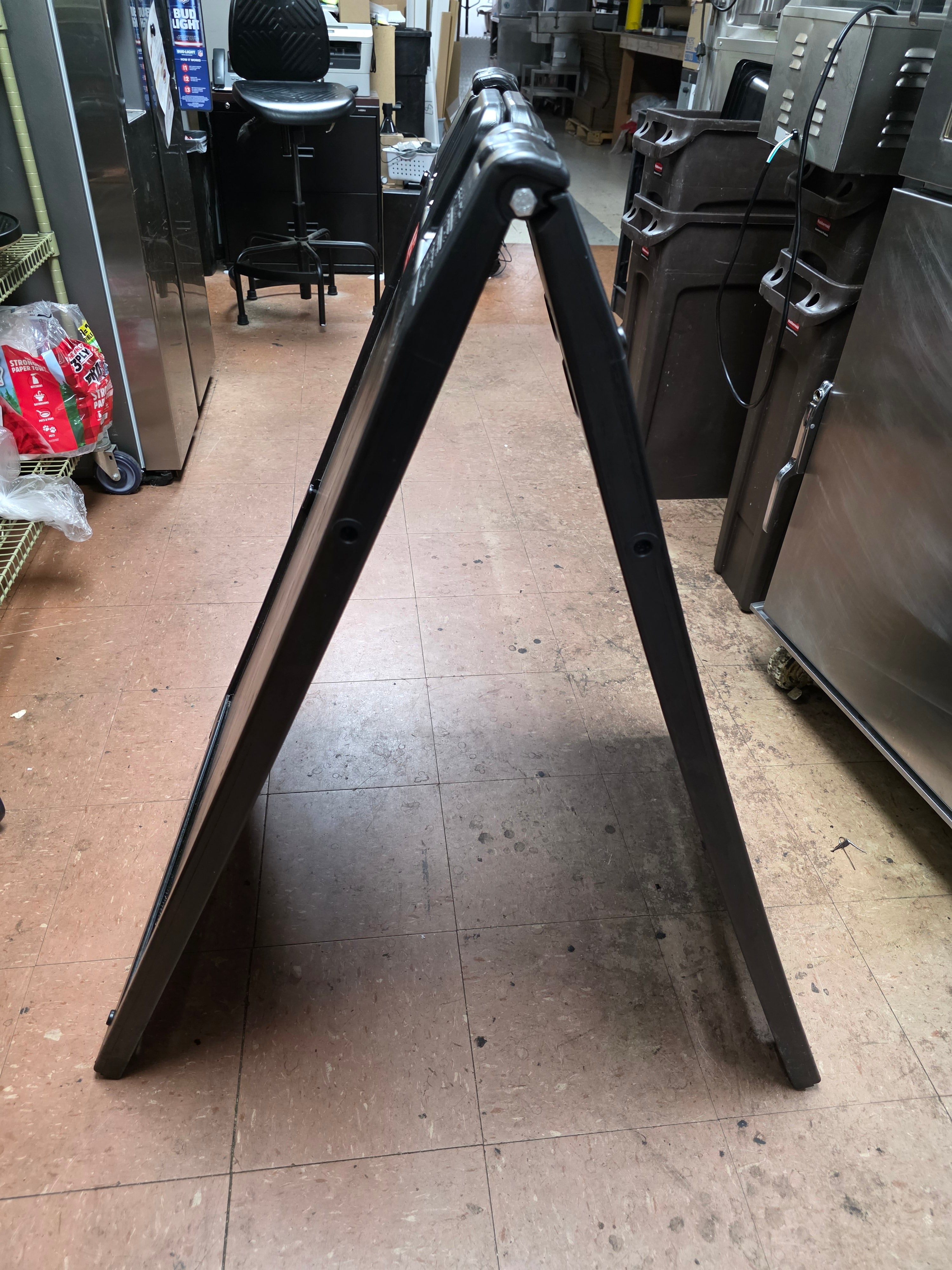Used 24" X 36" Signicade Deluxe A Frame Folding Double Sided Sidewalk Sign - FG9