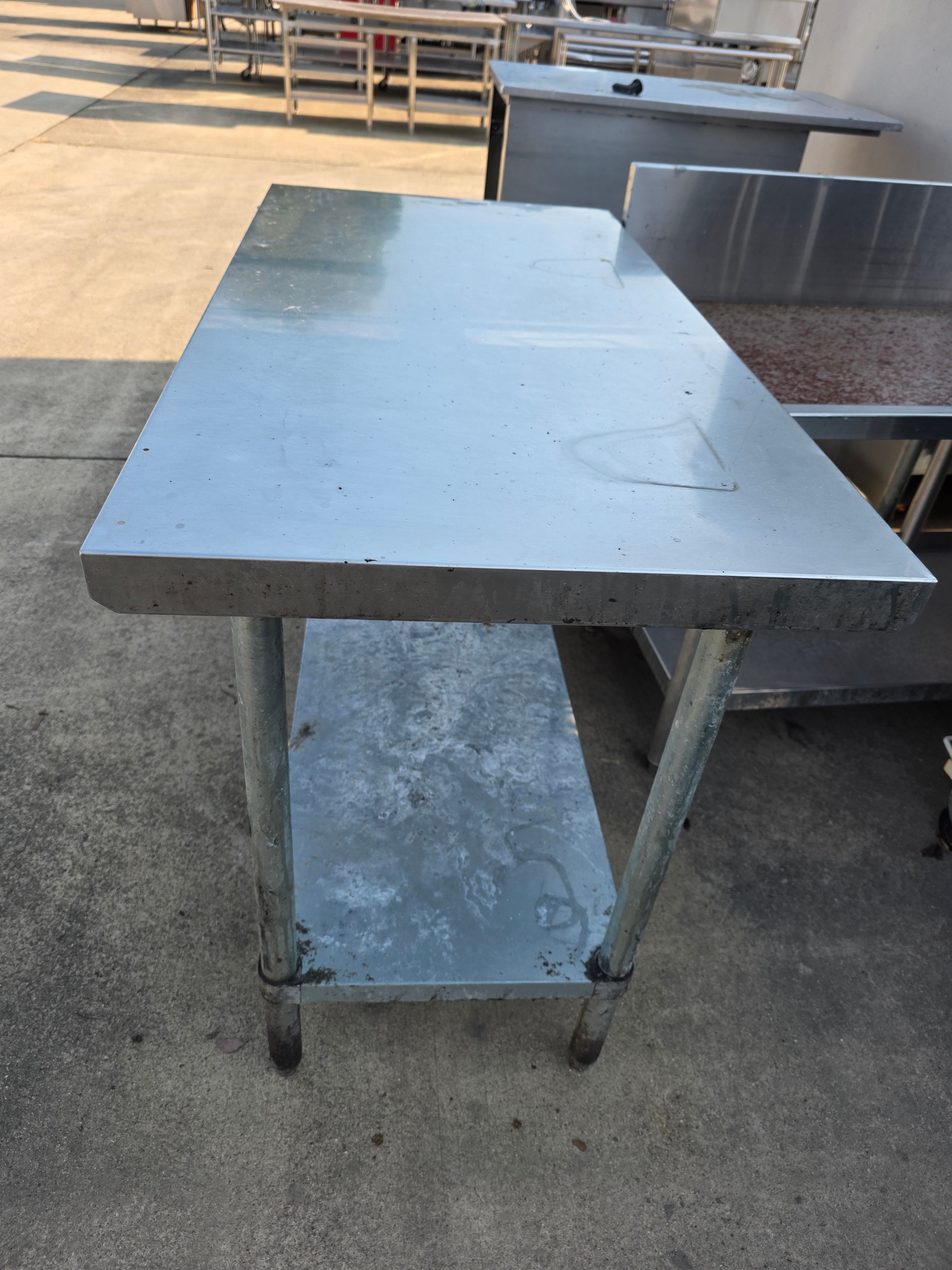 Used 48" x 24" Stainless Steel Table - SS410