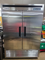 Used Maxx Cold MCR-49FD Stainless Double Door Reach-In Refrigerator 120V