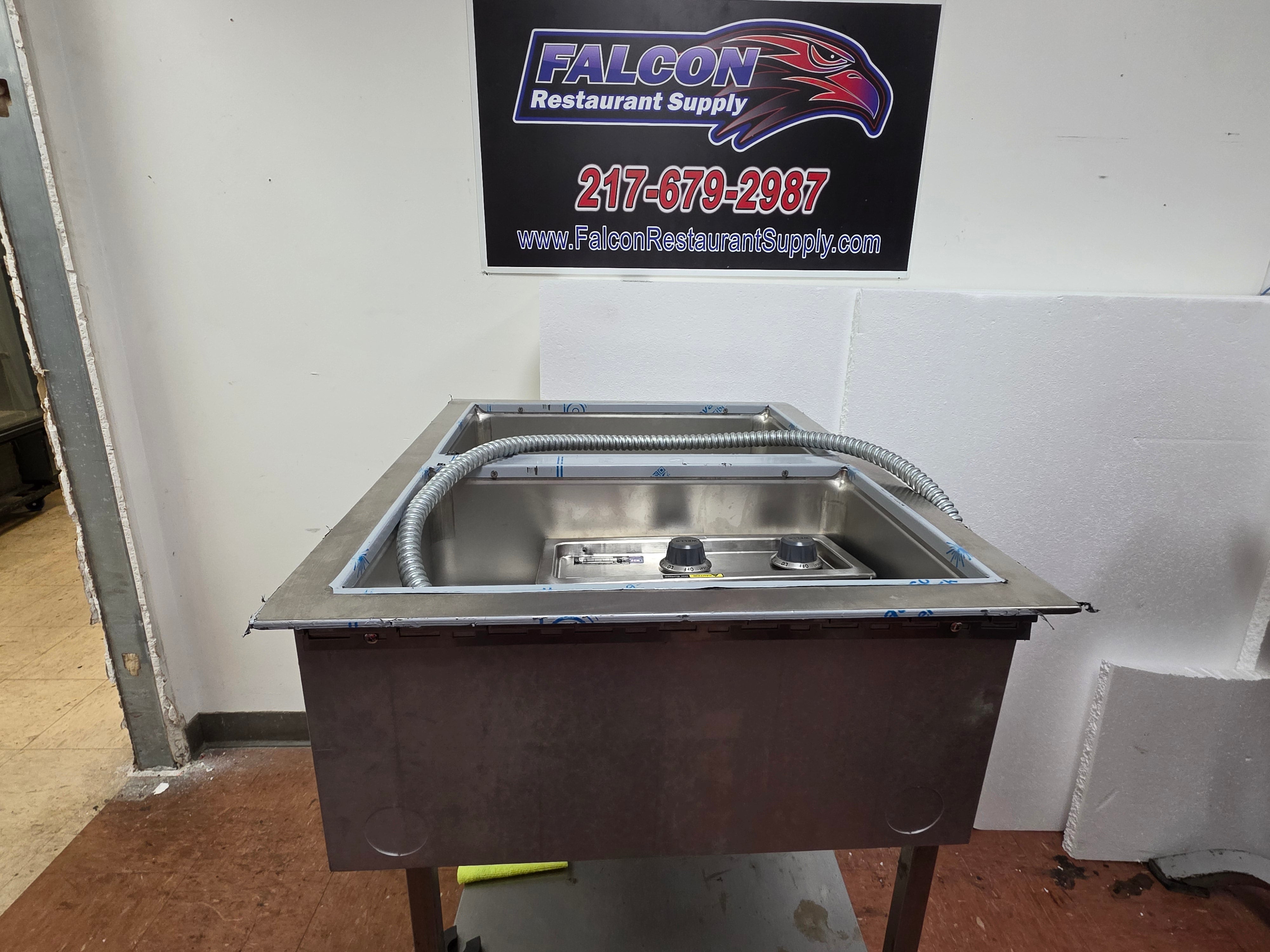 Unused Wells MOD200D 2 Pan Drop-In Hot Food Well with Drains - 208/240V