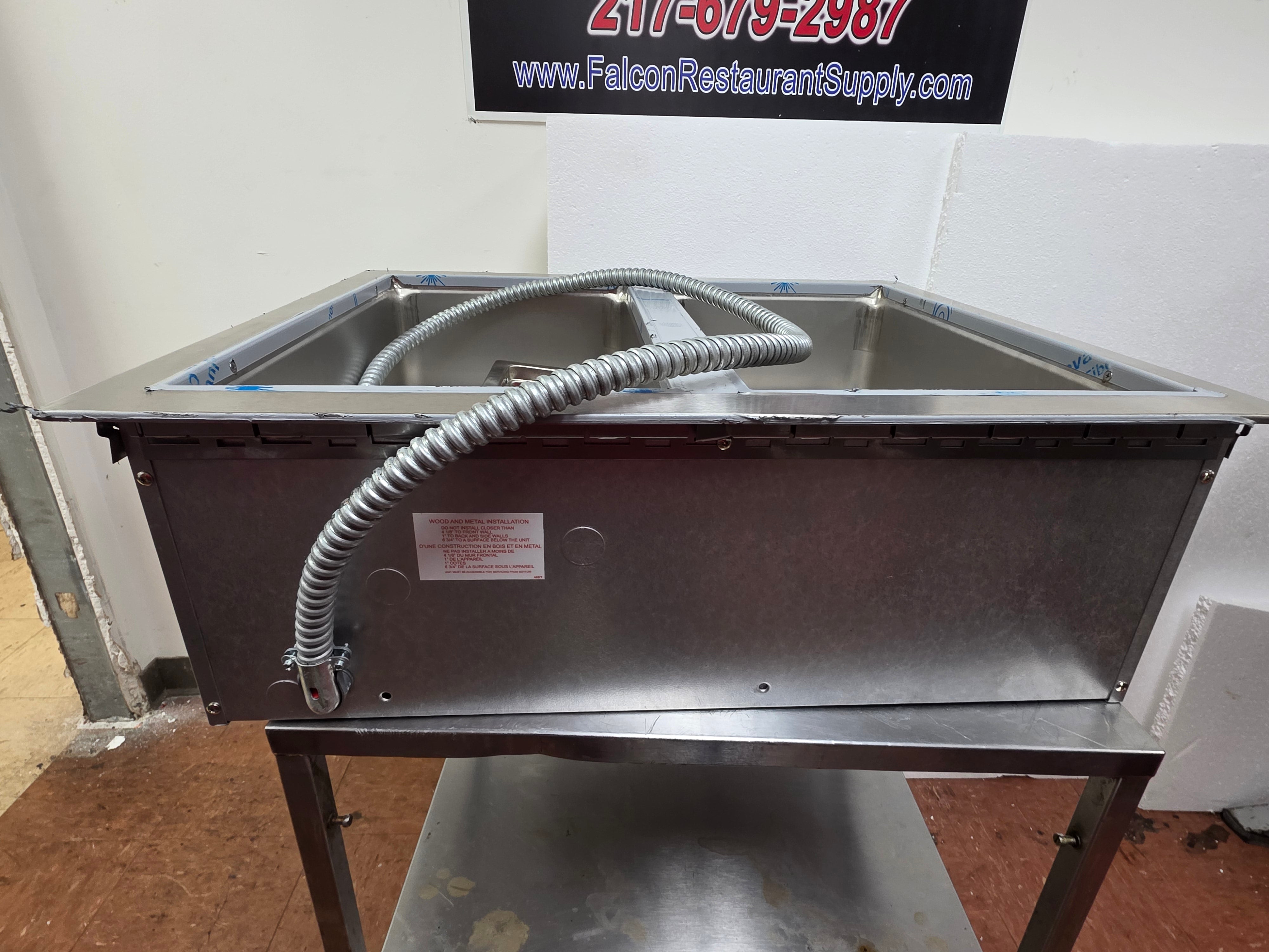 Unused Wells MOD200D 2 Pan Drop-In Hot Food Well with Drains - 208/240V