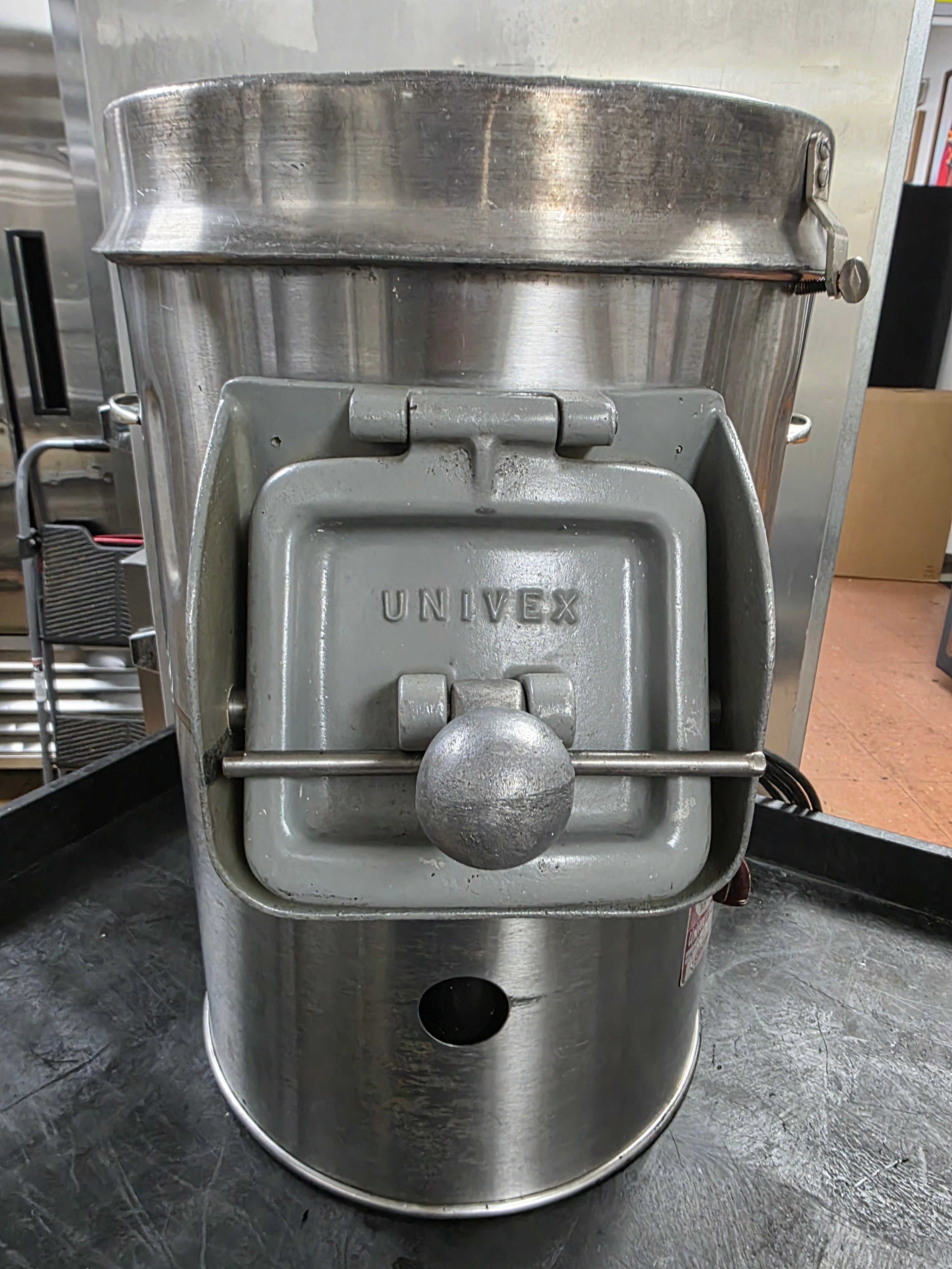 Used Univex Model G Potato Vegetable Peeler Electric Stainless Steel with Timer - SC