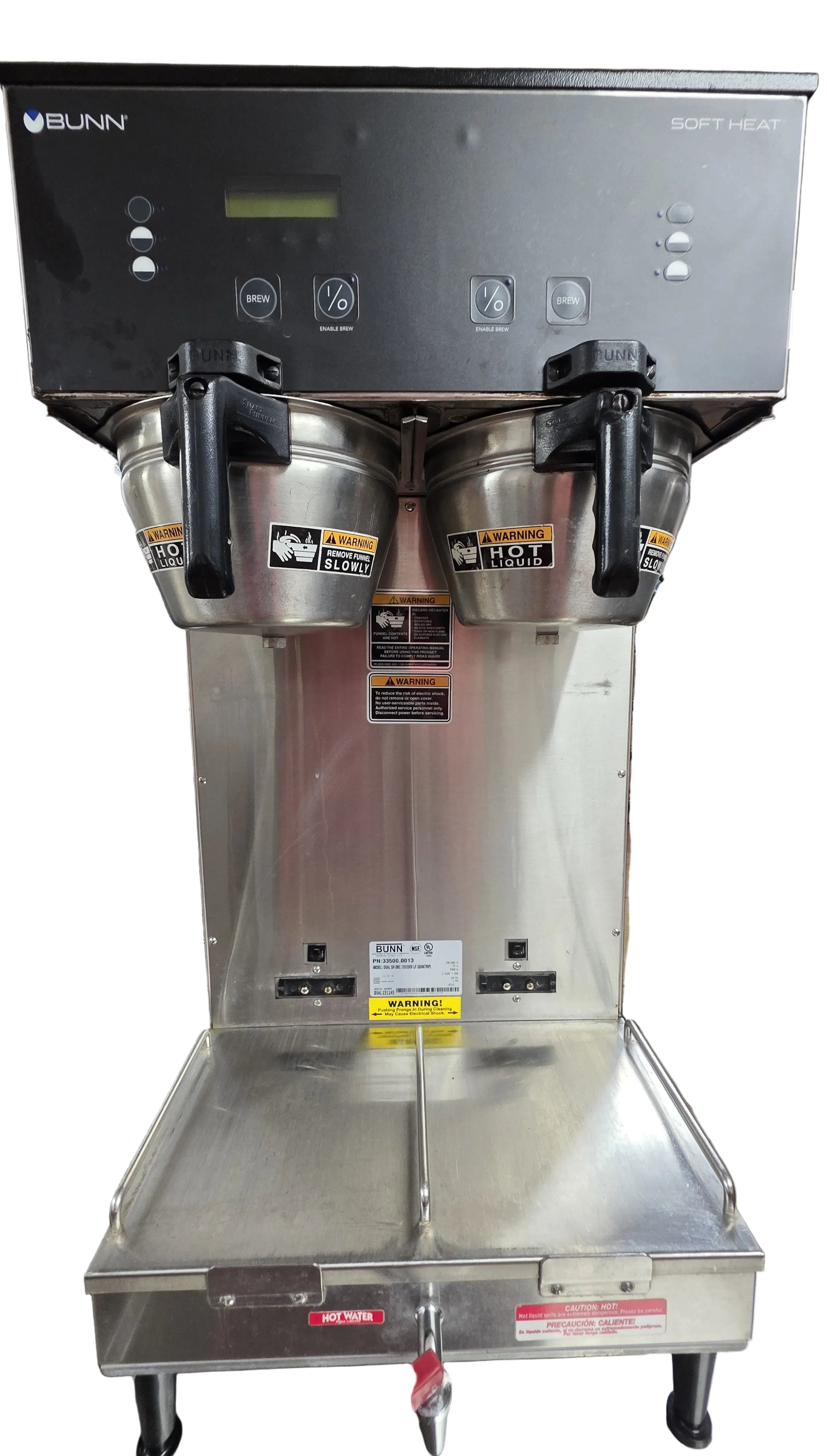 Used Bunn 33500.0013 BrewWISE Dual SH DBC Coffee Brewer - 120/240V, 6800W