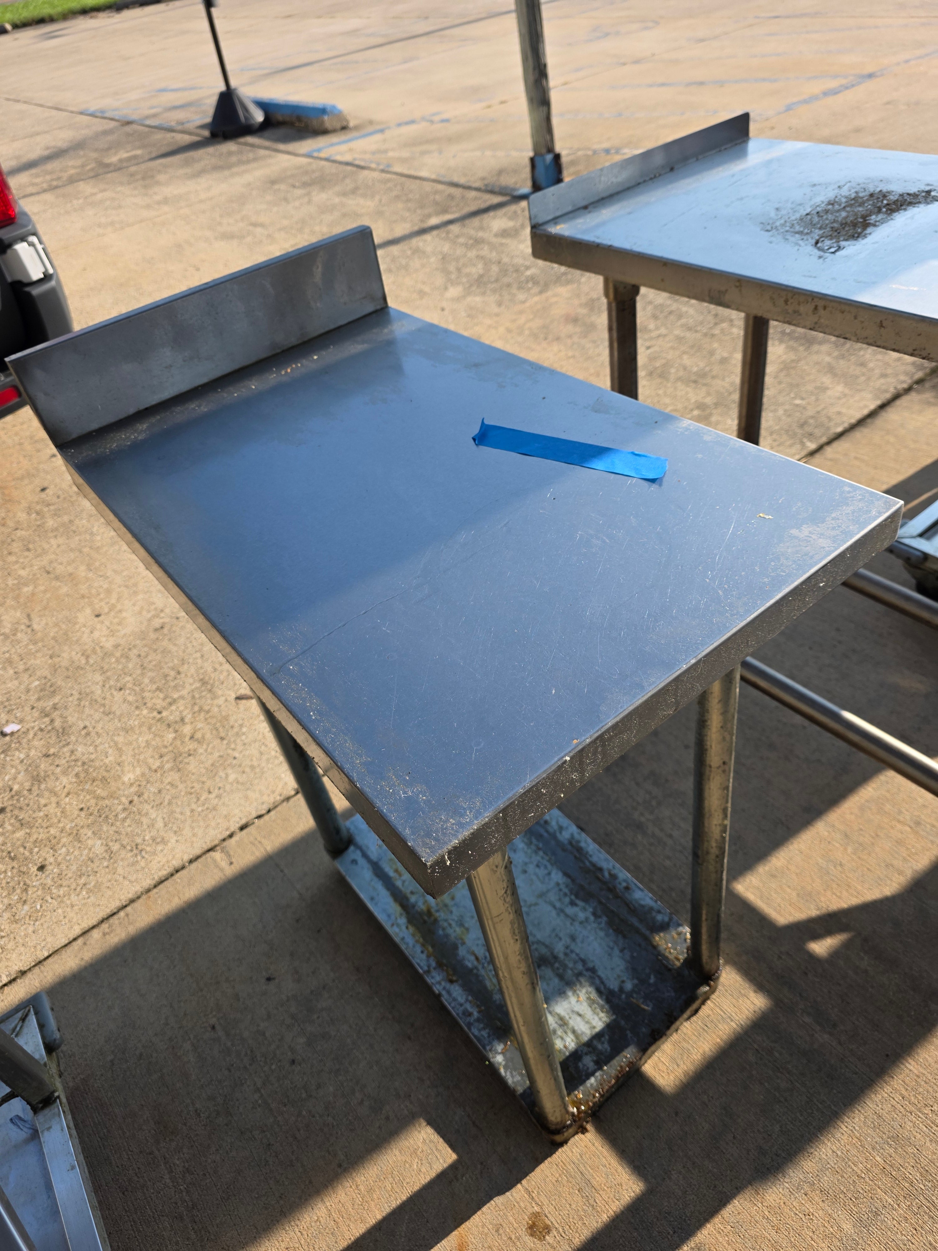 Used 18" x 30" Stainless Table  - OW - SS414