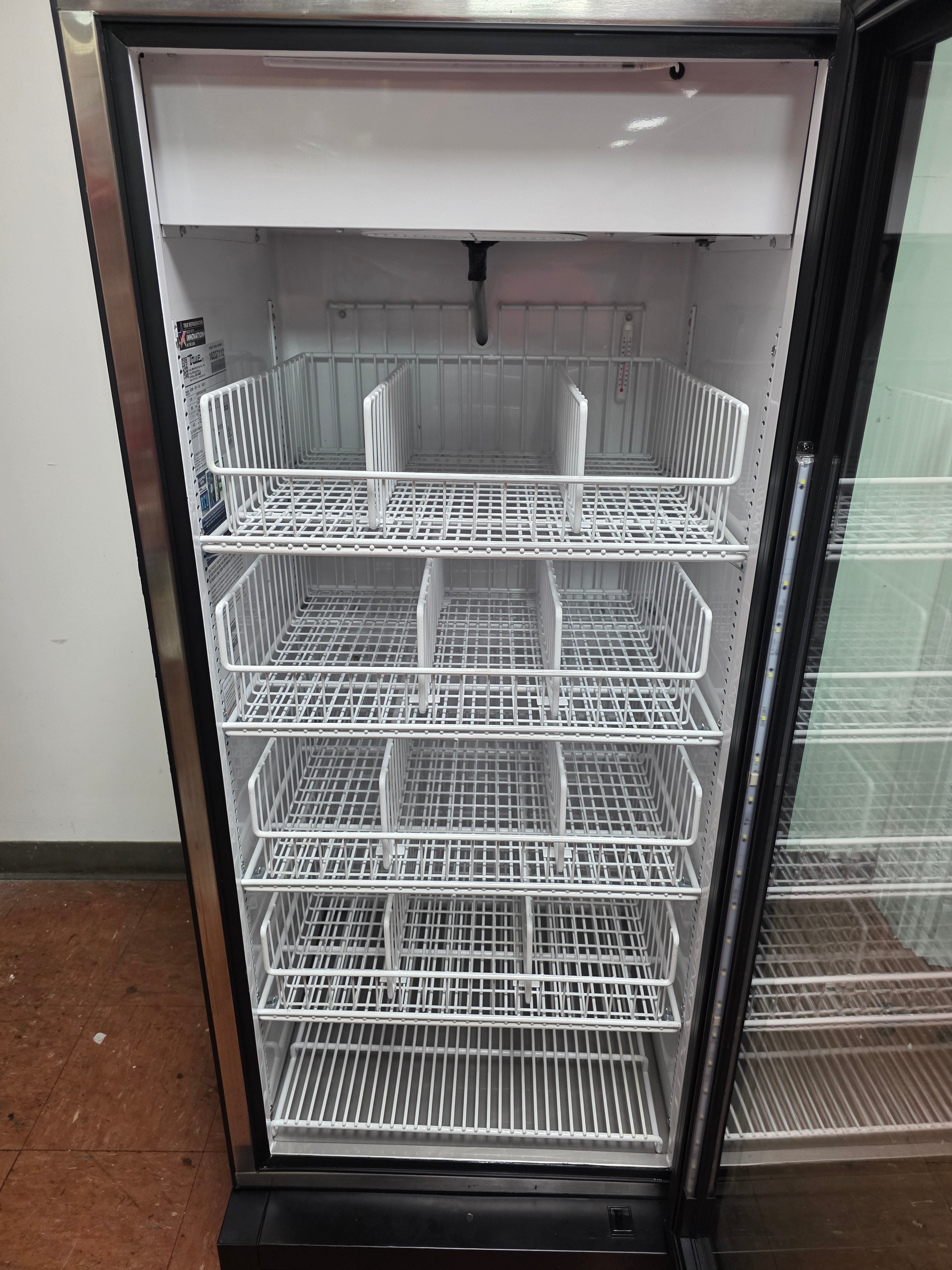 Used 2021 True GDM-12F-HC Glass Door Reach In Merchandiser Freezer - 120V
