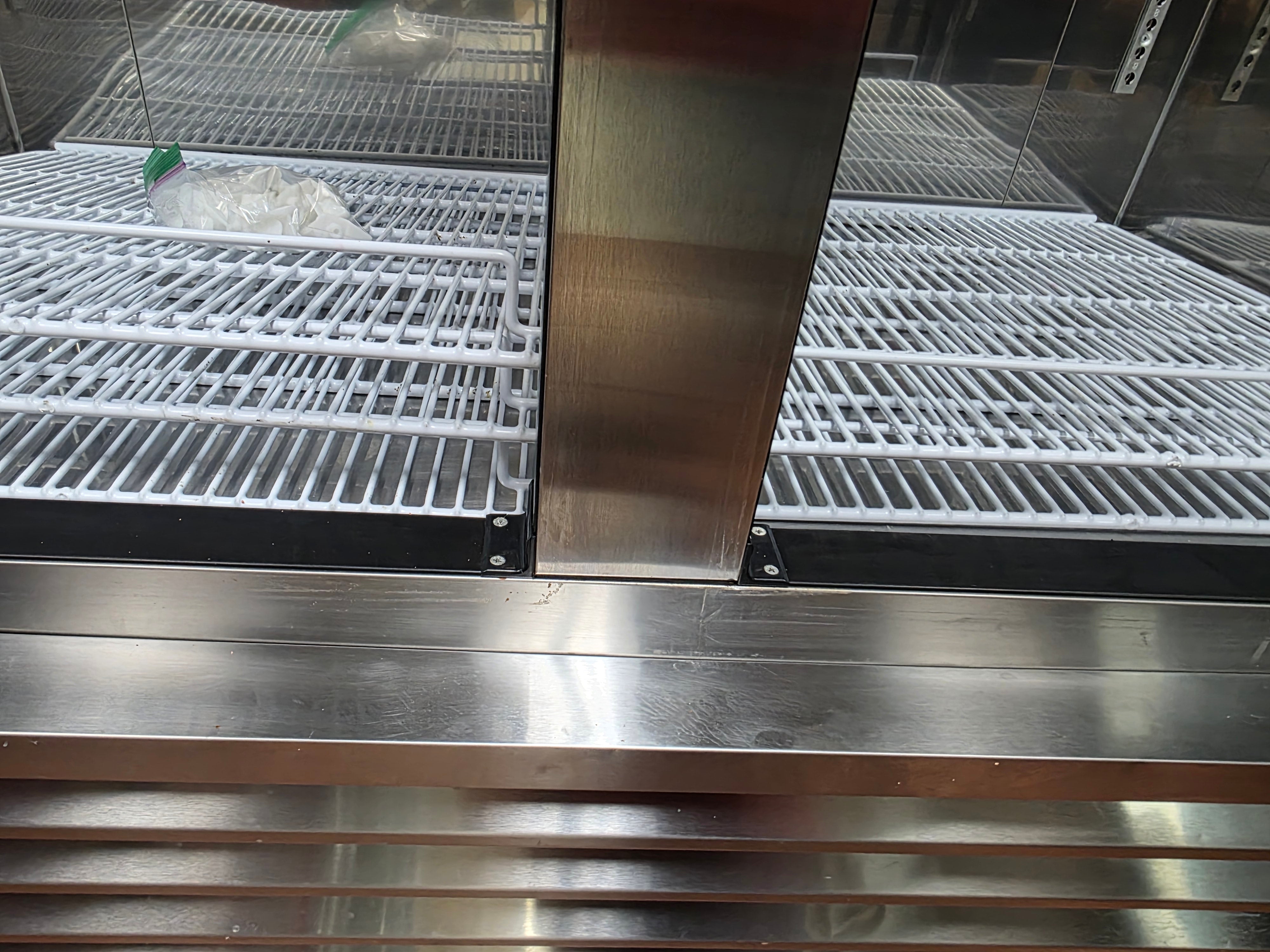 Used 54" Maxx Cold MCR-49FDHC Stainless Two Section Reach In Refrigerator 120V - 2