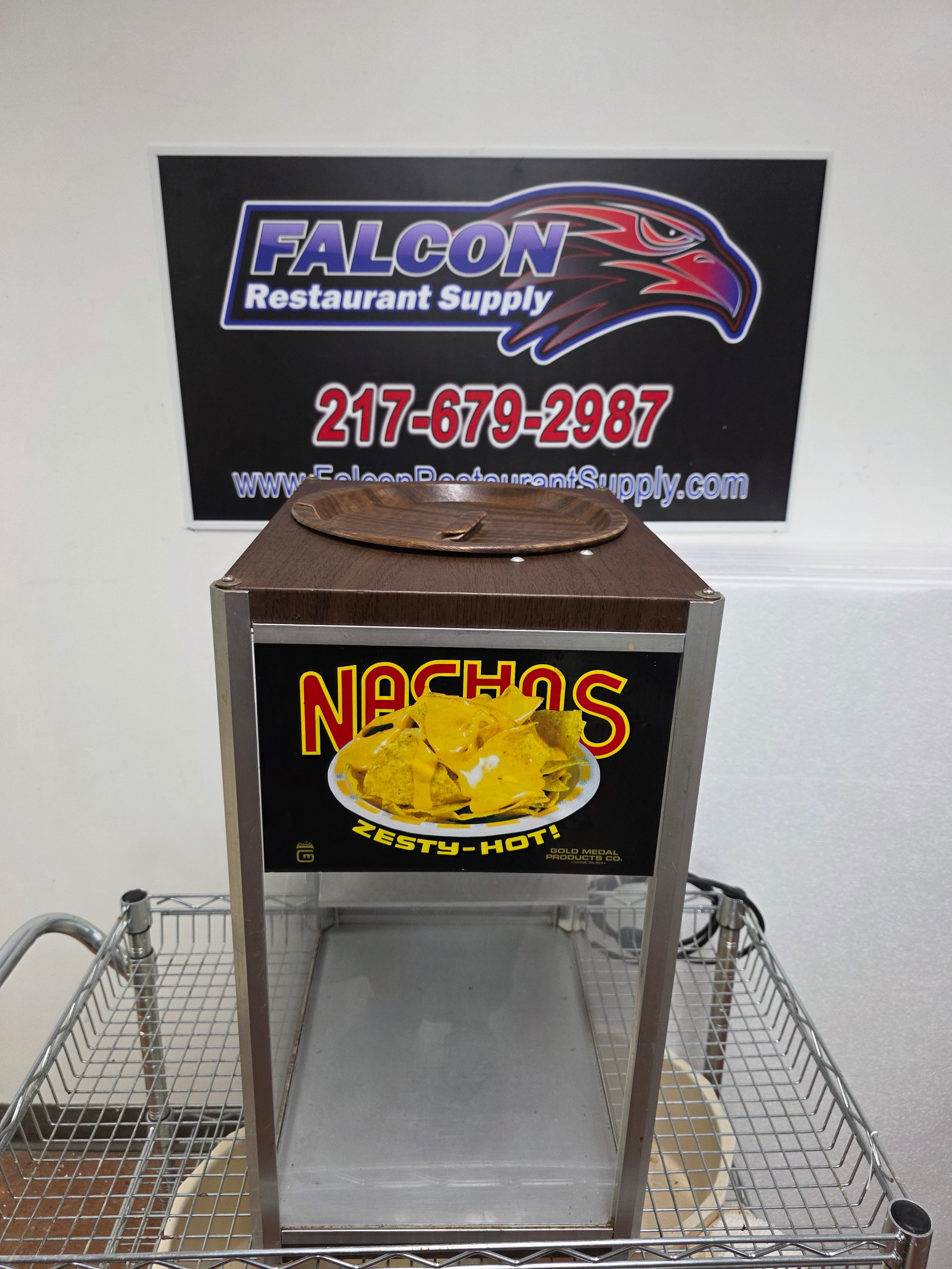 Used 12" Gold Medal 2186 Countertop Nacho Chip Warmer 120V 61W