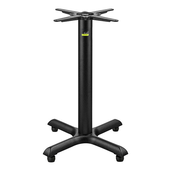 Used FLAT Tech KX22 Standard Height Black Table Base with Equalizer Levelers - TH