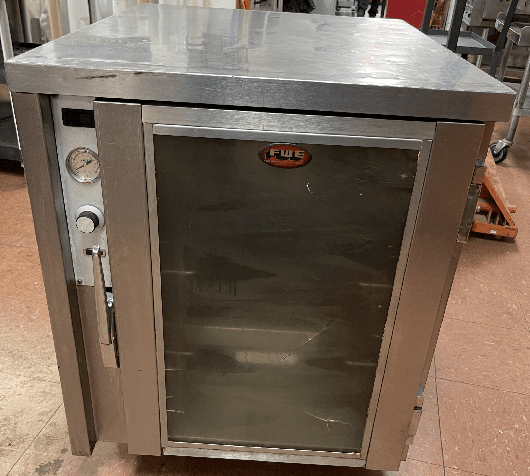 Used FWE TS - 1826 - 7 Insulated 1/2 Height Mobile Heated Holding Cabinet 5 Pan 120V - Falcon Restaurant Supply - 1