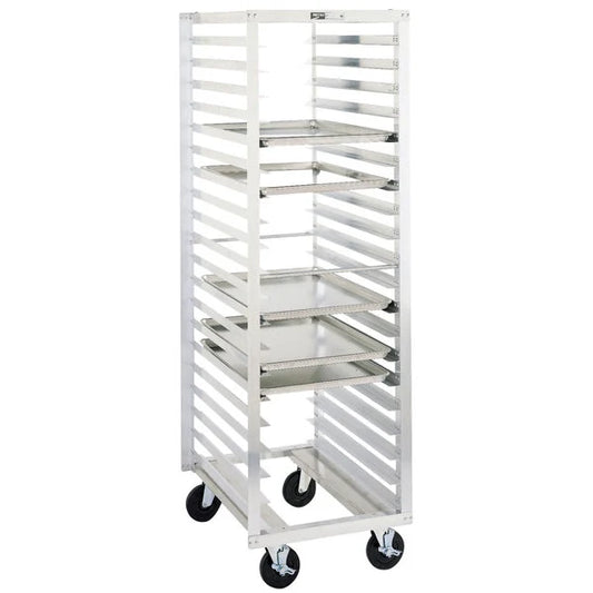 New Metro RD3N 20 Pan End Load Mobile Bun / Sheet Pan Rack on Casters