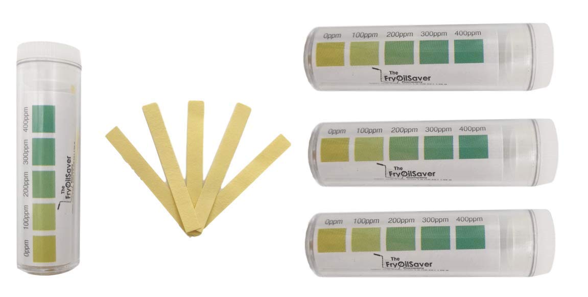 Quat Sanitizer Vial of 100 Strips Quat Test Kit for Sanitizing Solution, Sanitizer Testing Strip for Food Servic