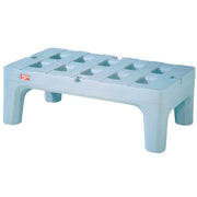 New Metro HP2236PDMB 36" x 22" x 12" Bow Tie Dunnage Rack with Microban Protection - 1500 lb. Capacity - Falcon Restaurant Supply - 1