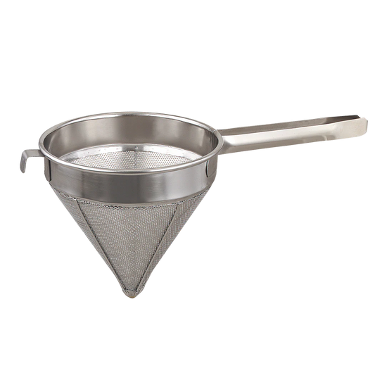 New Browne Soup Strainer, Fine Mesh, 12"/30.5cm, 6.8qt/6.4L, Stainless, 18/8 (575412)