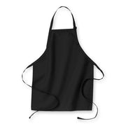 Used Plain Black Apron - Falcon Restaurant Supply - 1