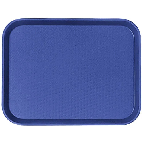 New Cambro 1216FF186 12" x 16" Navy Blue Fast Food Serving Tray - 24/Case