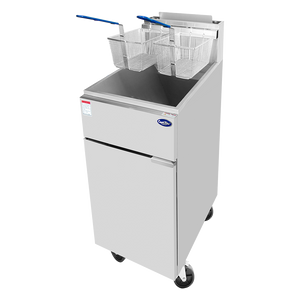 New Atosa ATFS-50 — 50 LB Deep Fryer Natural Gas 136,000 BTU