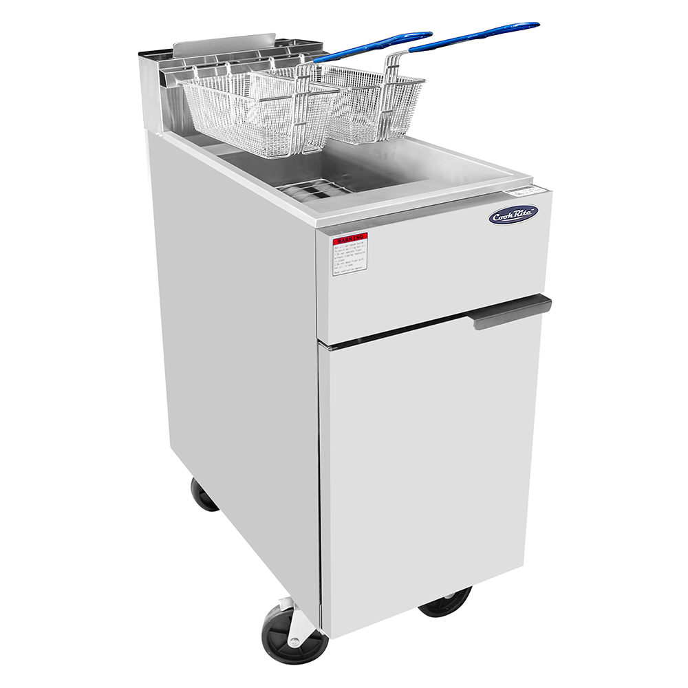 New Atosa ATFS-50 — 50 LB Deep Fryer Natural Gas 136,000 BTU