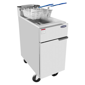 New Atosa ATFS-50 — 50 LB Deep Fryer Natural Gas 136,000 BTU